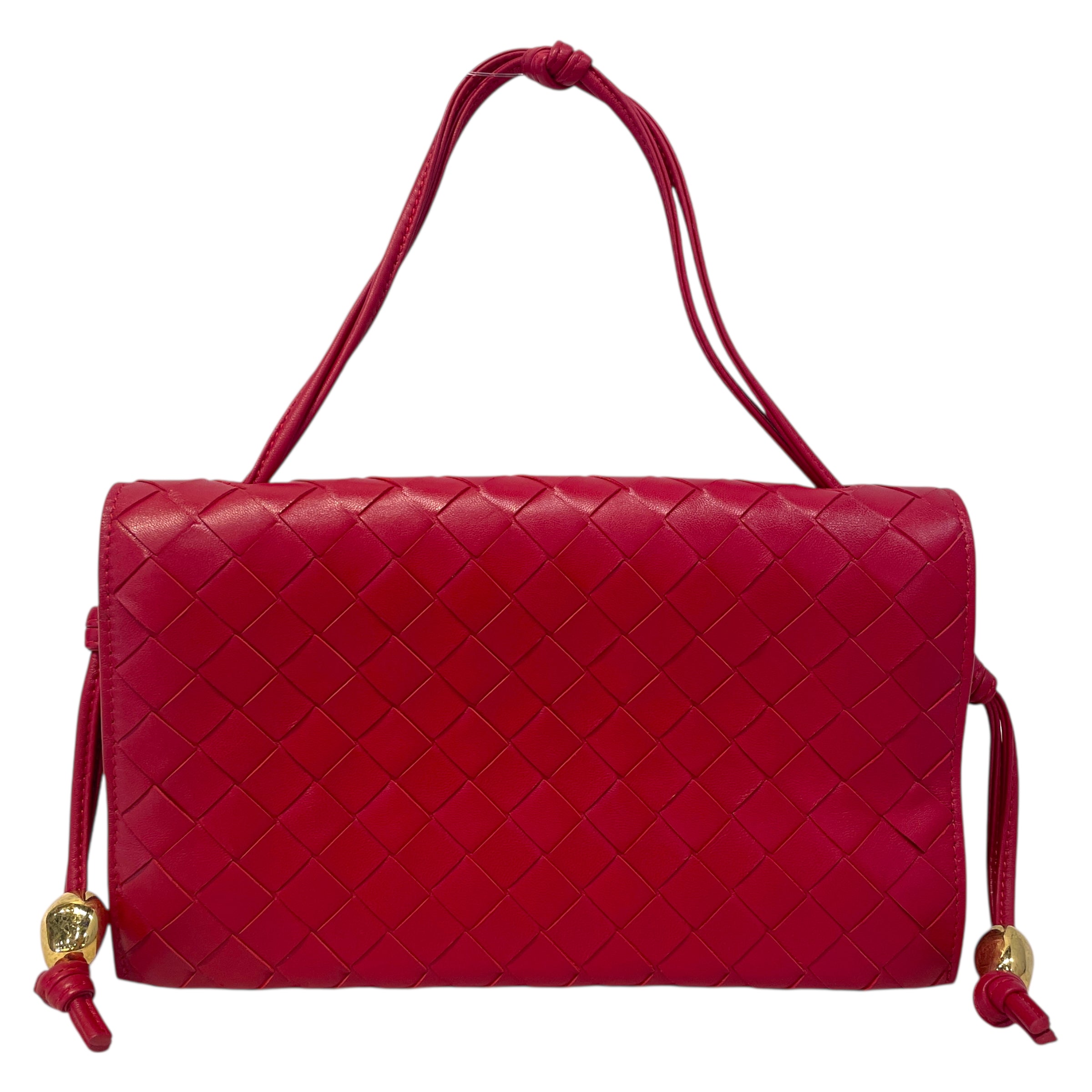 BOTTEGA VENETA/Cross Body Bag/Leather/RED/ view 1