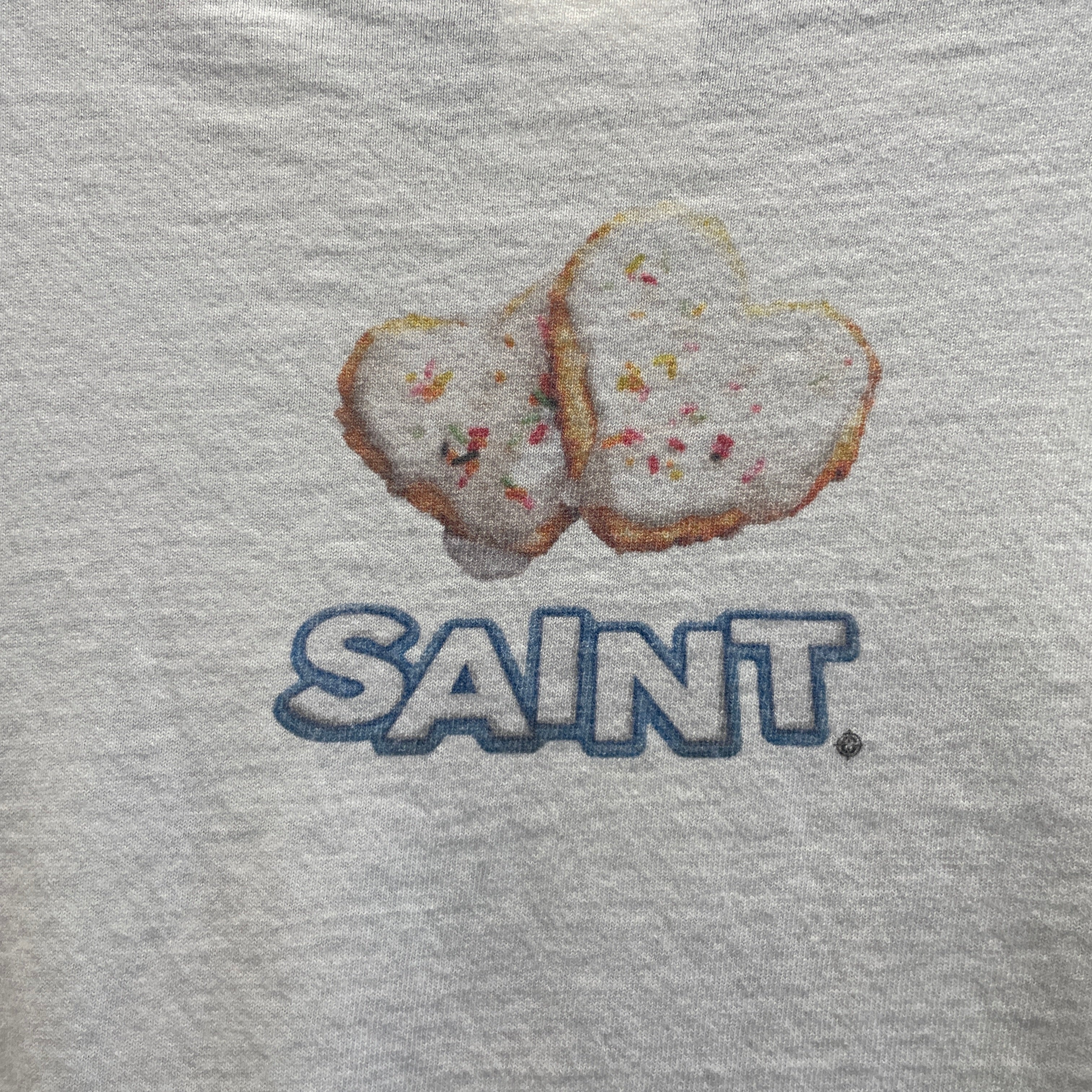 SAINT MICHAEL/T-Shirt/XL/Cotton/WHT/Graphic/SAINT MICHAEL "OREO" TSHIRT view 3
