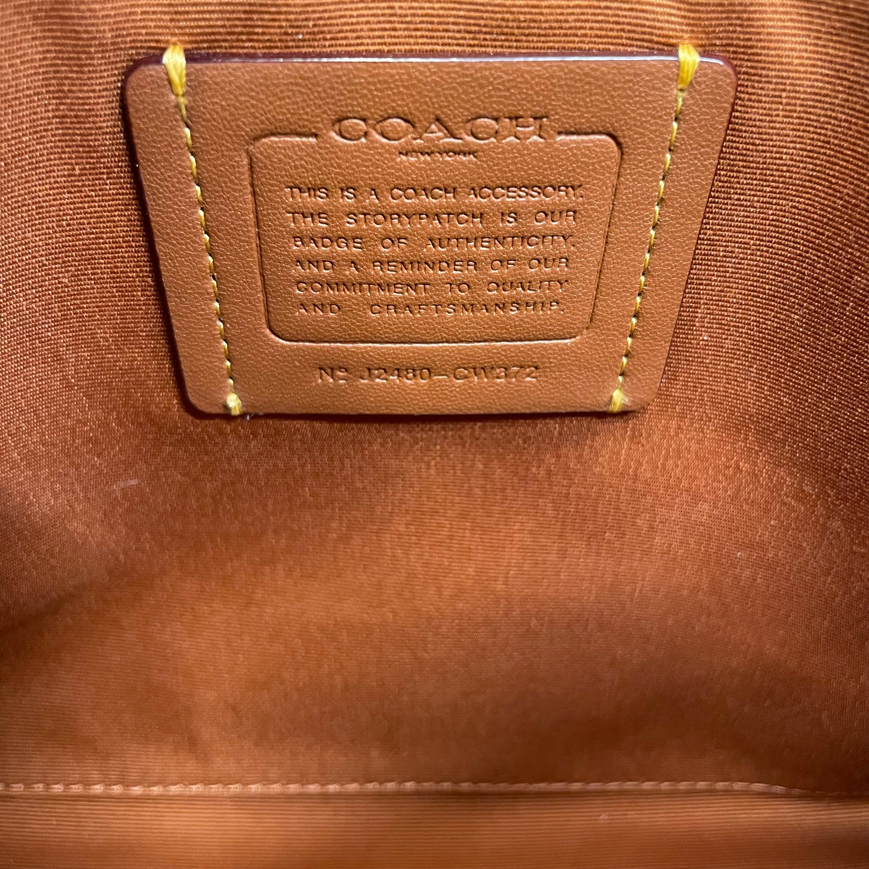 COACH/Cross Body Bag/Monogram/Leather/BLK/BRW COIN POUCH ATTACHED view 4
