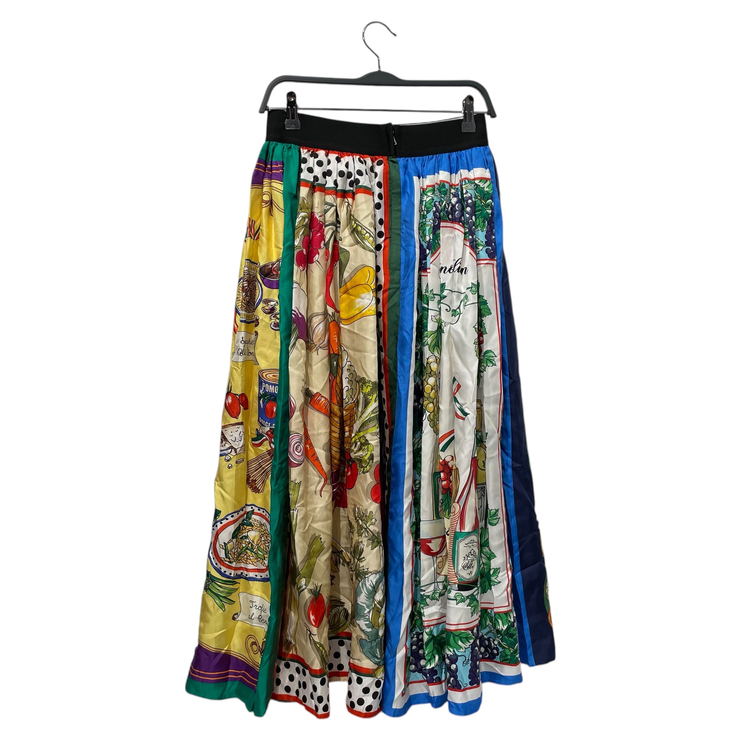 DOLCE&GABBANA/Long Skirt/44/All Over Print/Silk/MLT/ view 2