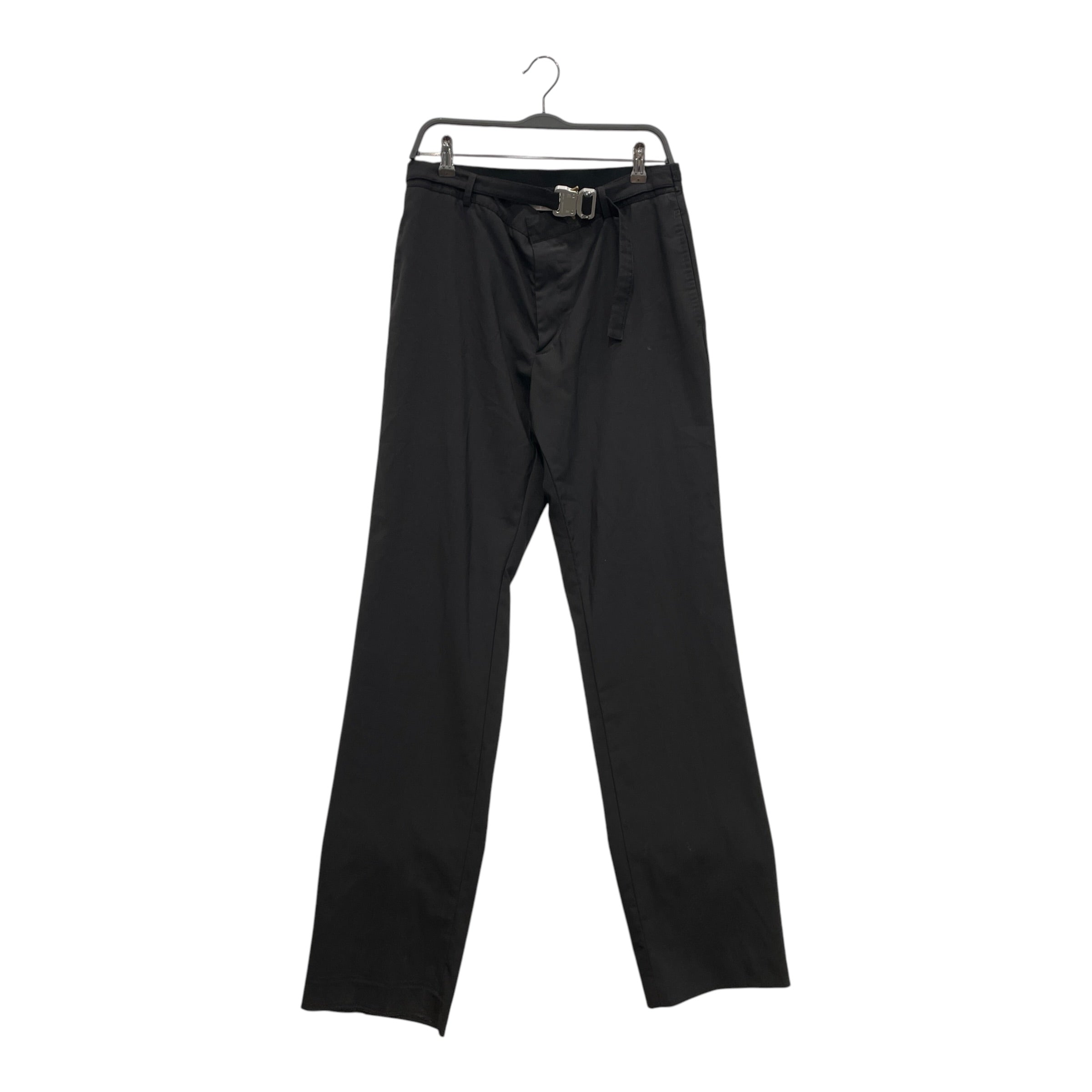 1017 ALYX 9SM(ALYX)/Slacks/50/Wool/BLK/BUCKLE BELT view 1