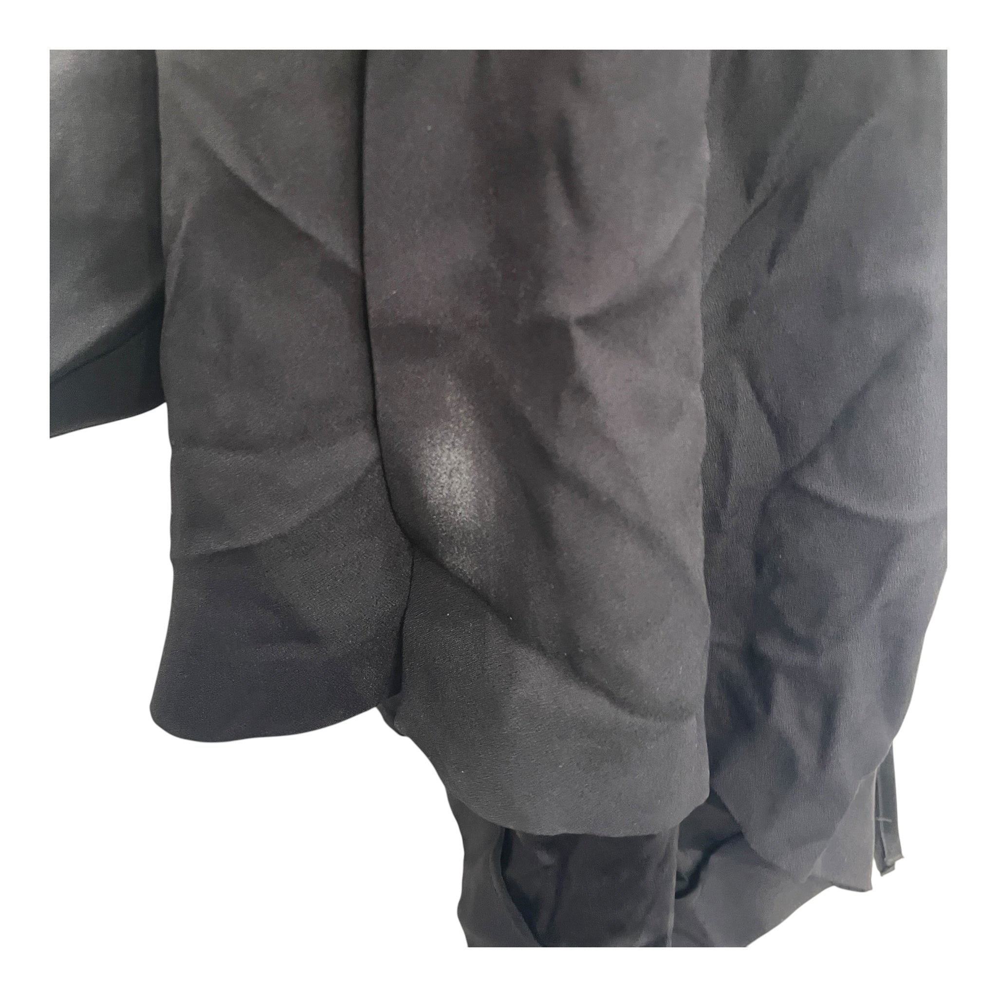 SAINT LAURENT/SL Dress/40/Polyester/BLK/SKINNY STRAP LONG DRESS view 6