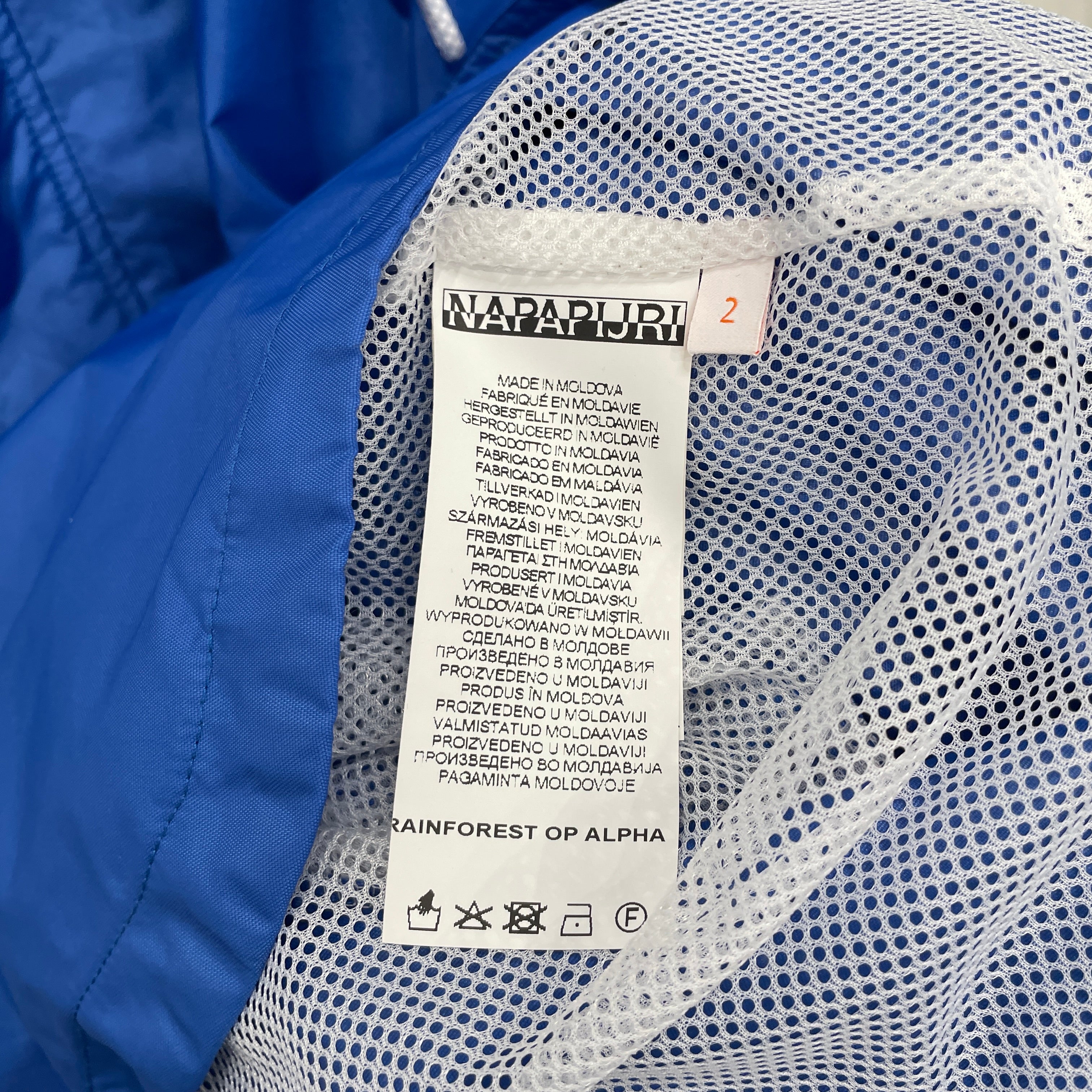 MARTINE ROSE/Mountain Parka/2/Polyester/BLU/NAPA view 4