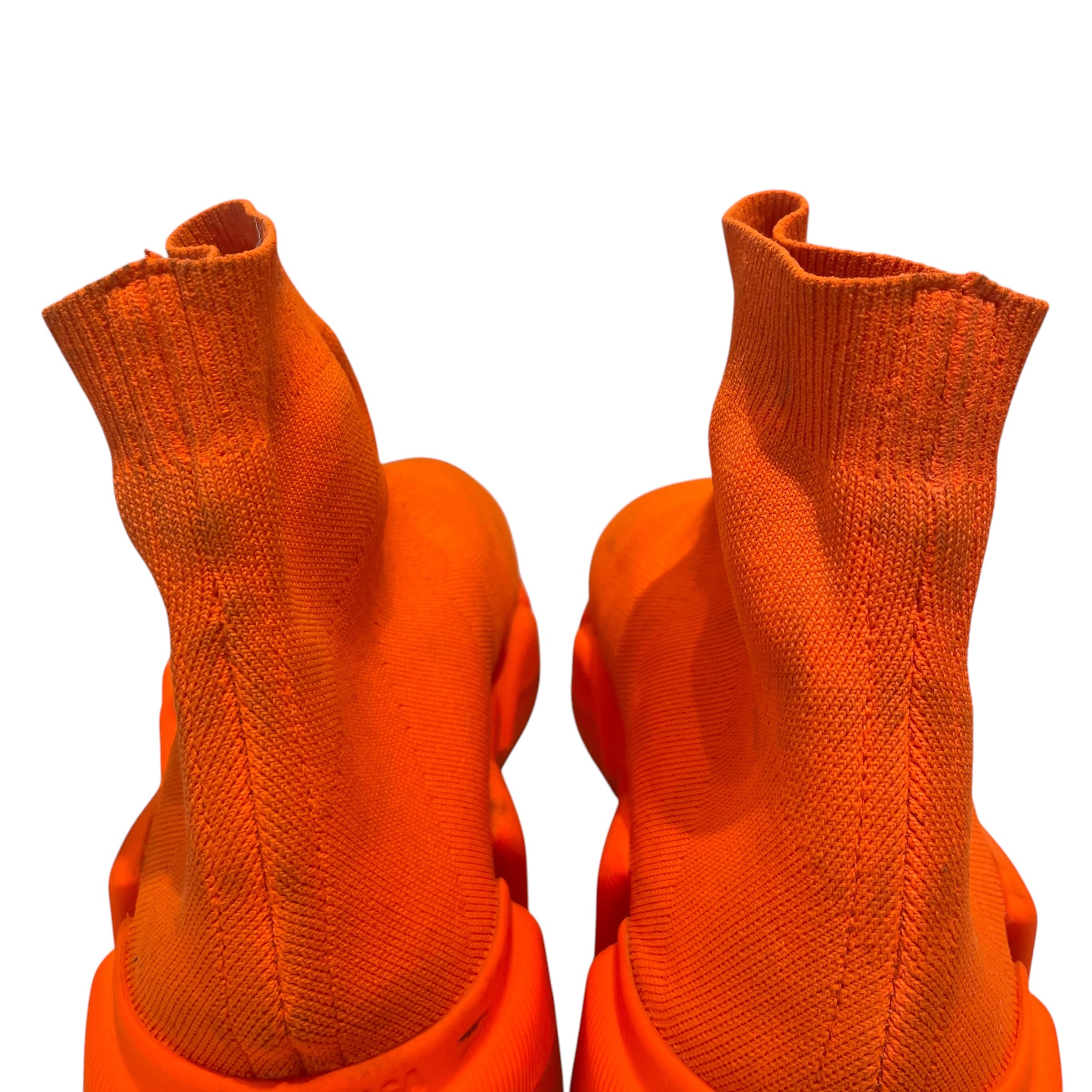 BALENCIAGA/Hi-Sneakers/US 9/Cotton/ORN/Speed Trainer 2.0 Neon Orange view 7