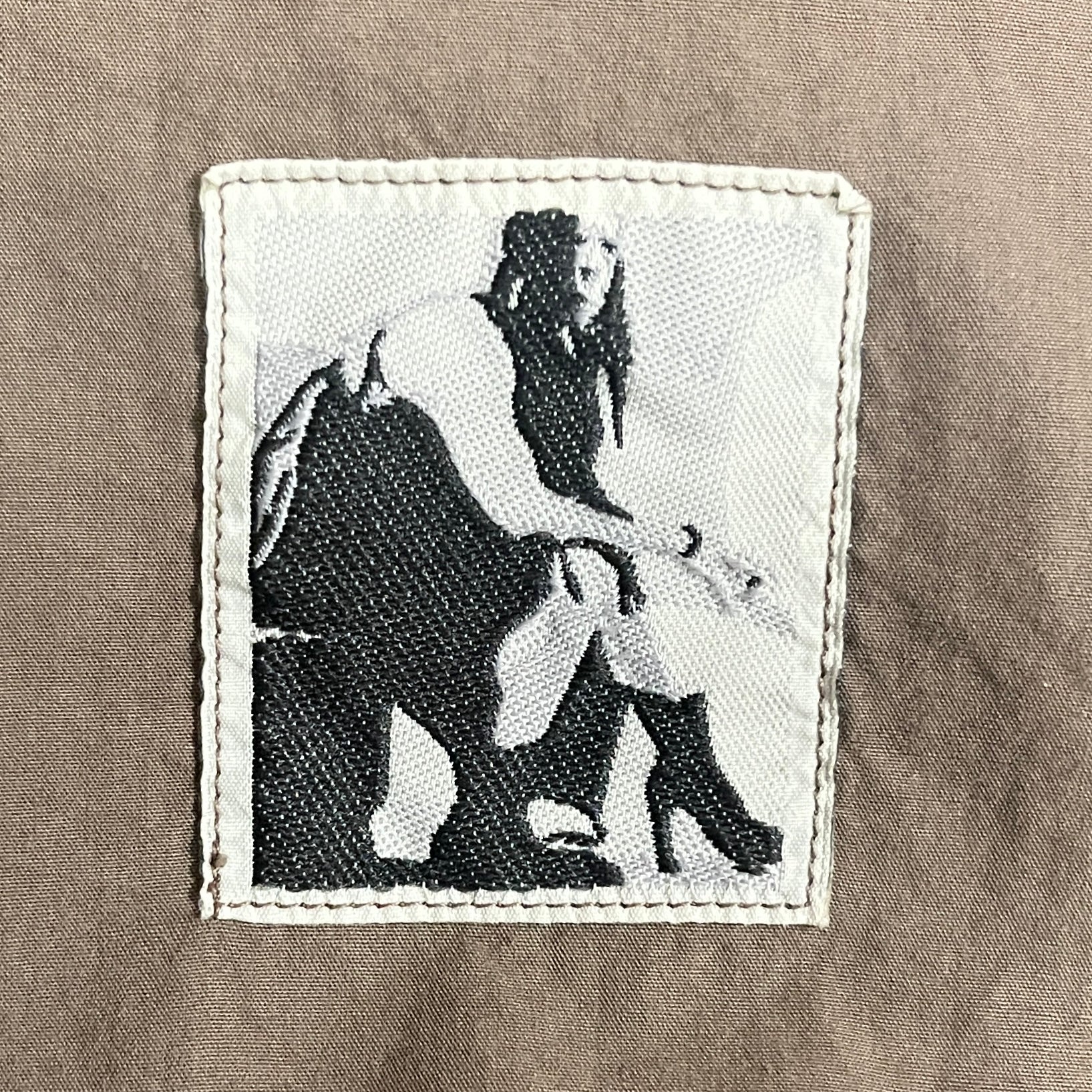 RICK OWENS DRKSHDW/SS Shirt/S/Cotton/KHK/OVERSIZED SS WORK SHIRT view 3