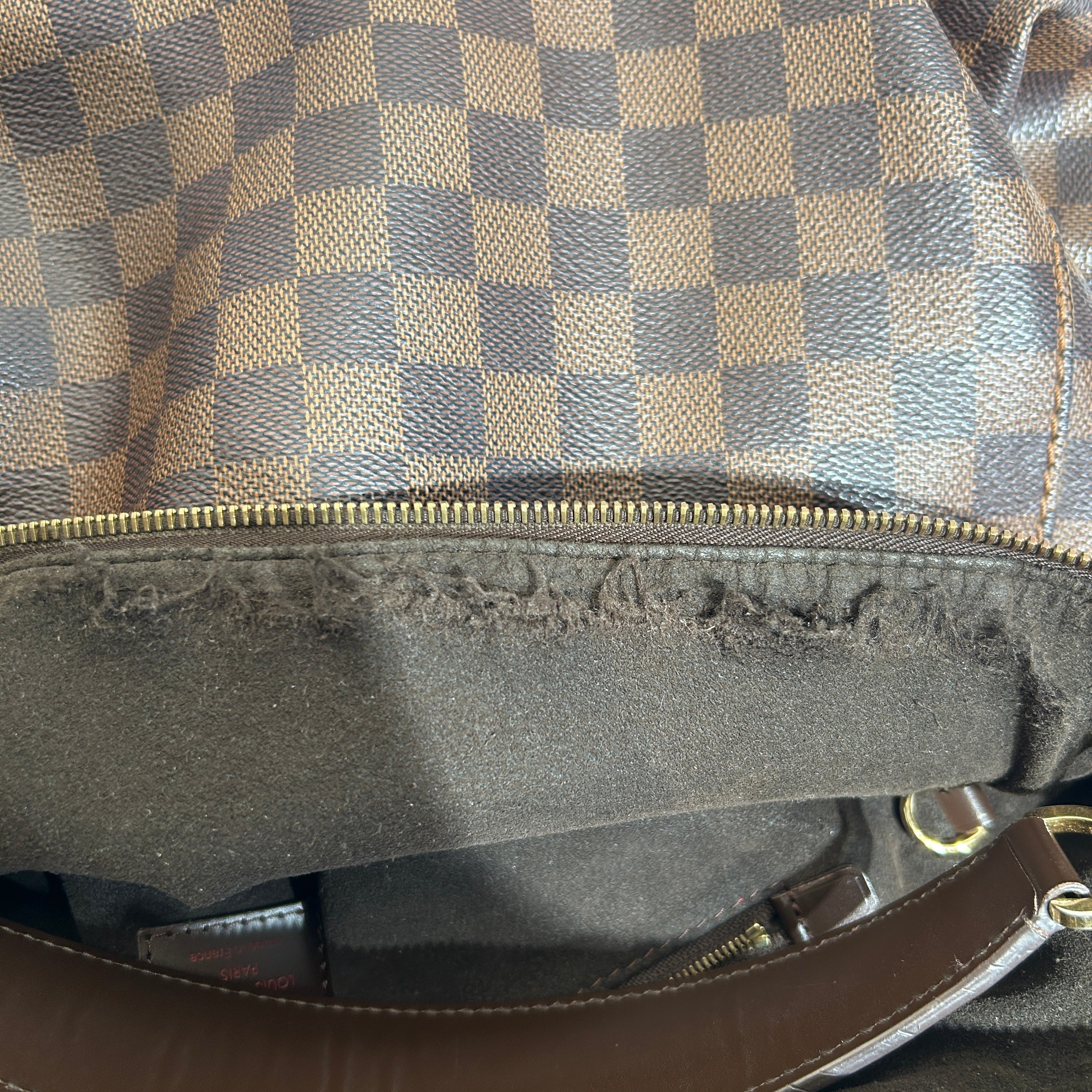 LOUIS VUITTON/Tote Bag/Hombre Check/BRW/Damier Ebene Potrobello view 8