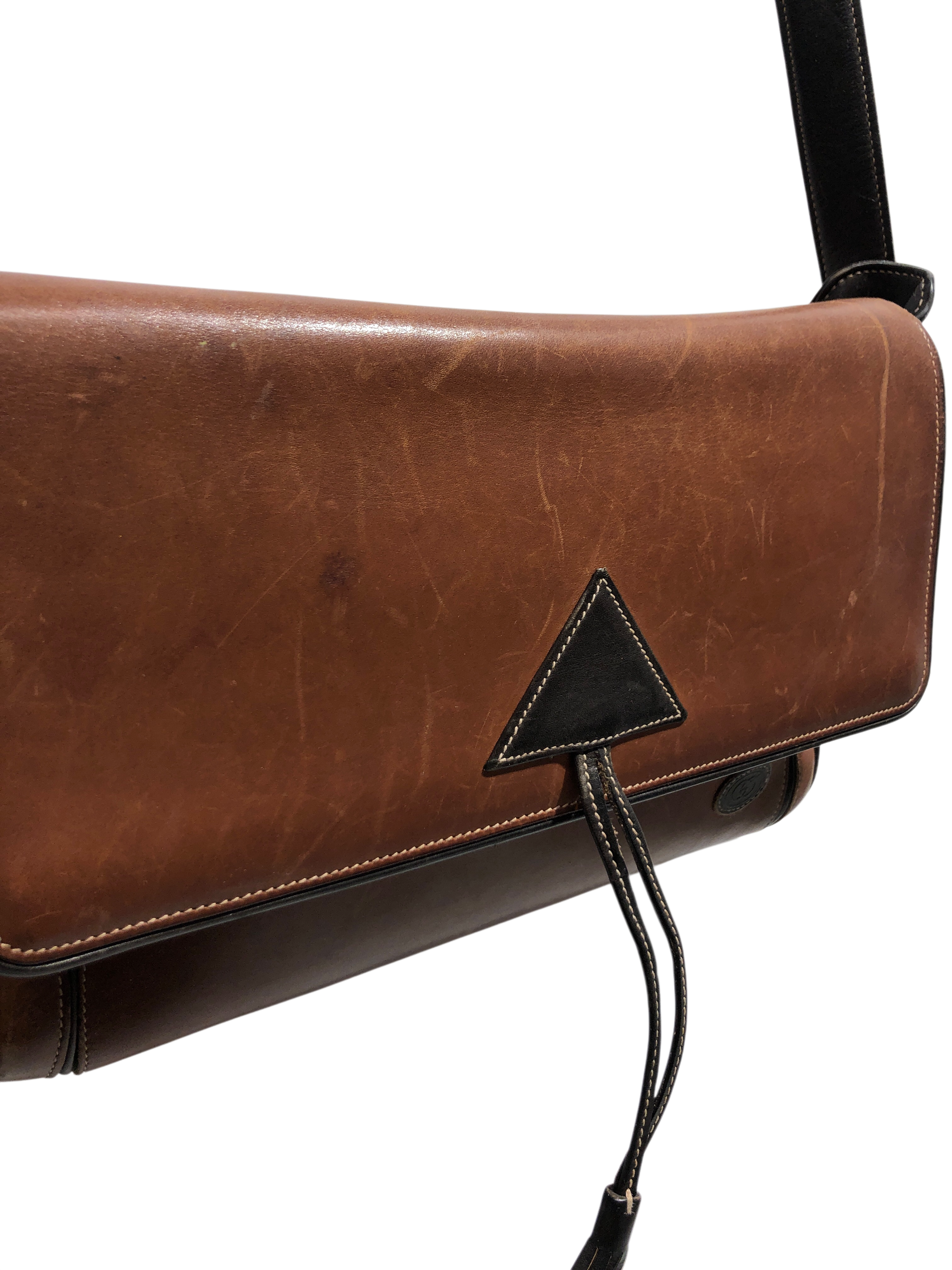 GUCCI/Cross Body Bag/Leather/CML/VIONTAGE 2 TONE LEATHER view 6