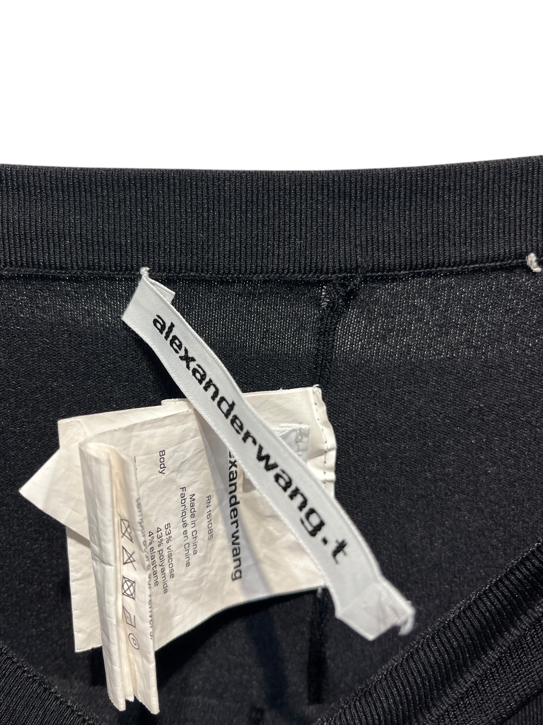 Alexander Wang/Slacks/0/BLK/1WC4244773- view 4