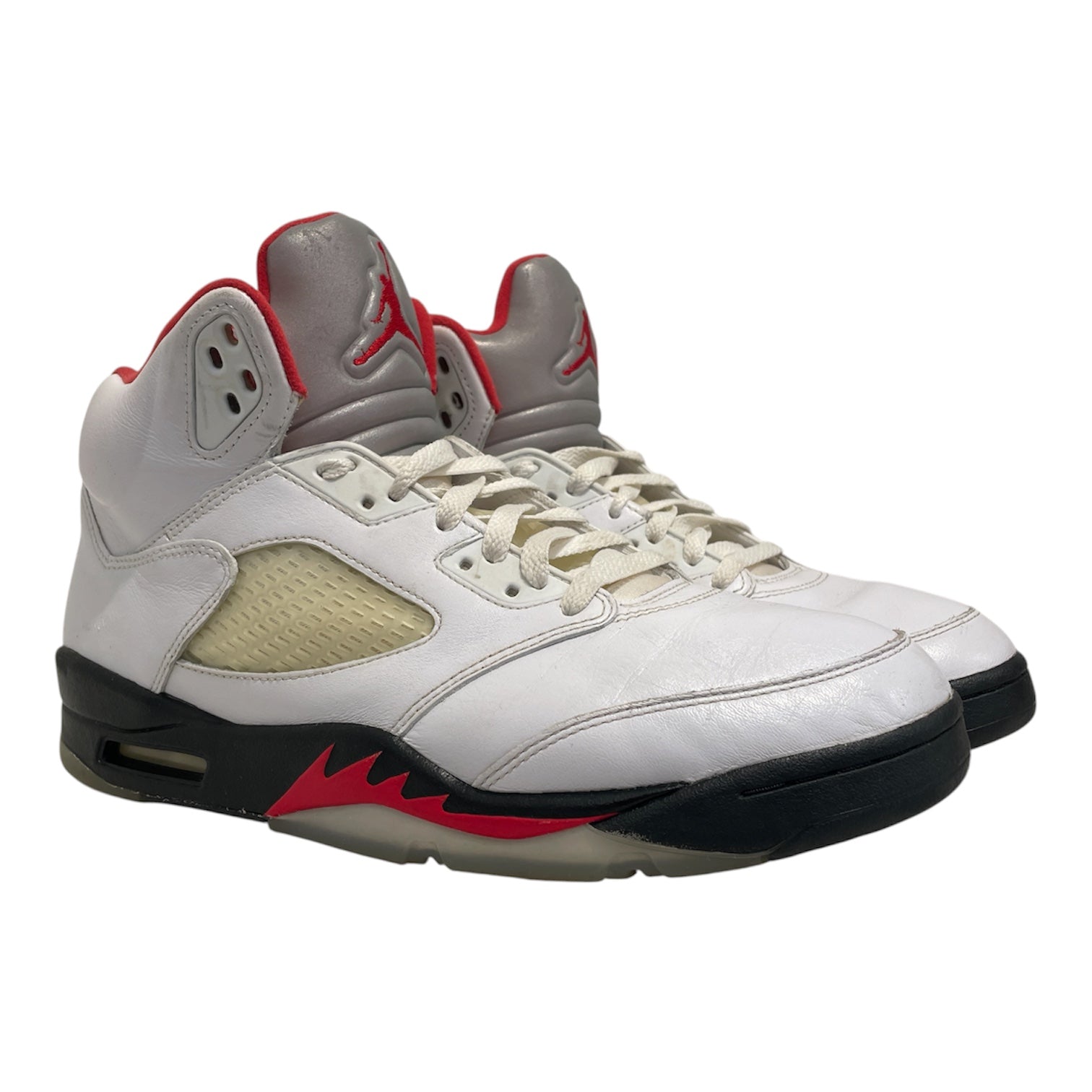 NIKE/AIR JORDAN 5 RETRO/Hi-Sneakers/US 10.5/Leather/WHT/DA1911-102 view 1