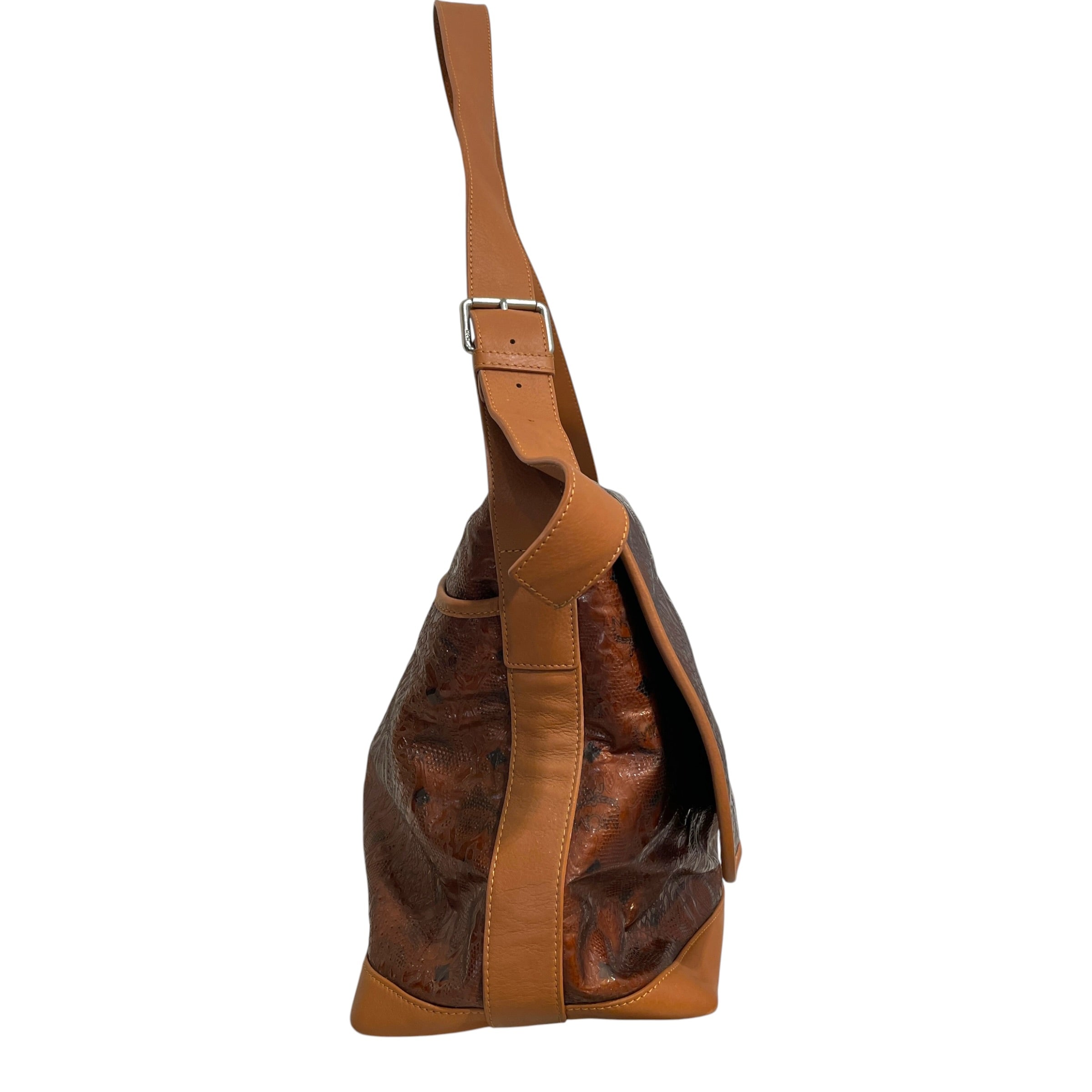 MCM/Bag/Monogram/Leather/BRW/MOnogram Messnger BAg view 3