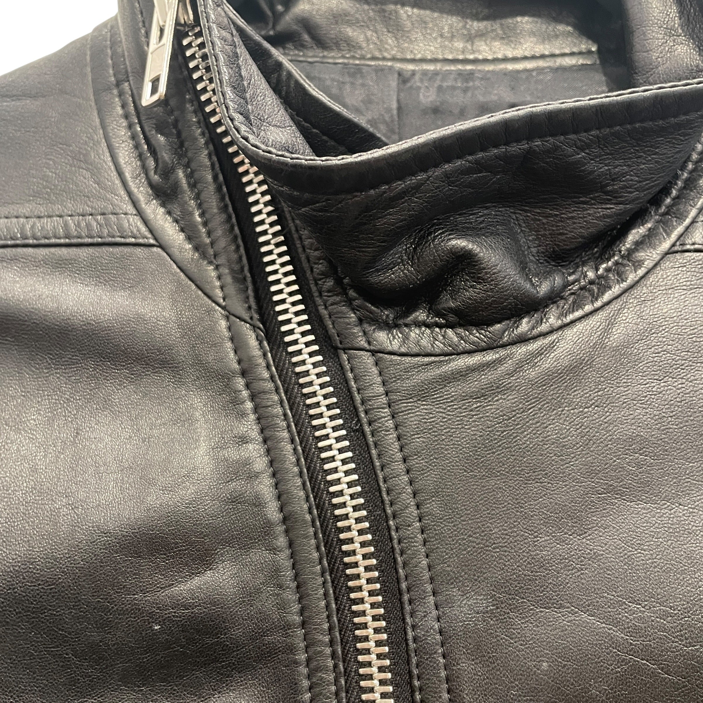 Rick Owens/Leather Jkt/48/Leather/BLK/MOLLINO JACKET view 4
