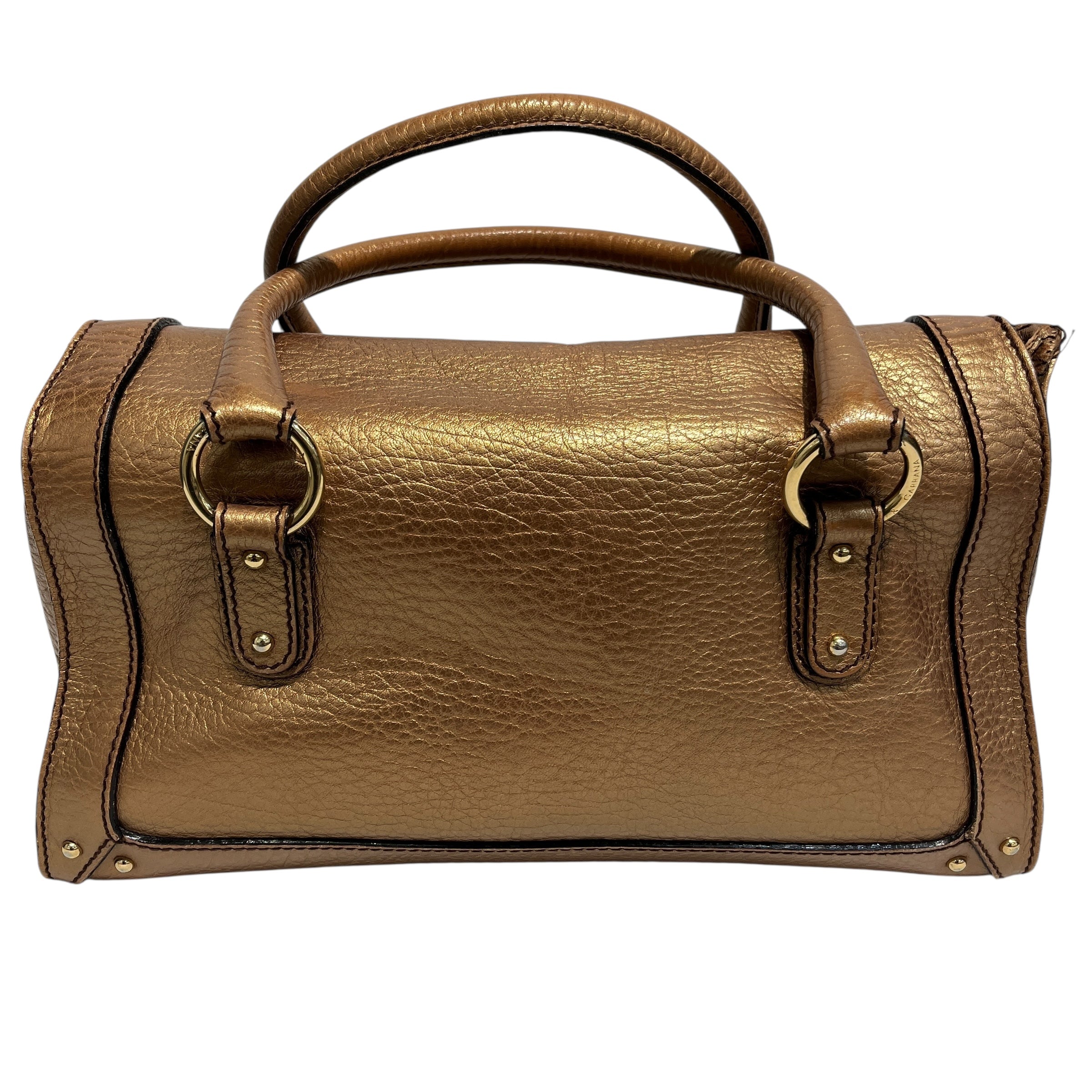 DOLCE&GABBANA/Hand Bag/Leather/GLD/FLAP BAG view 2