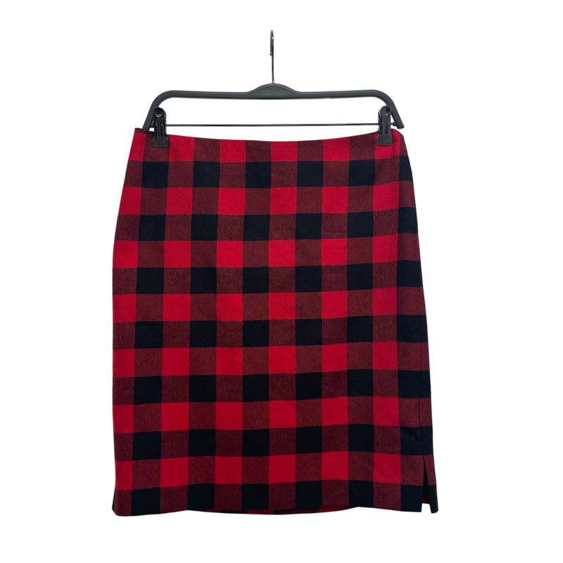 RALPH LAUREN/Skirt/6/Plaid/Wool/RED/