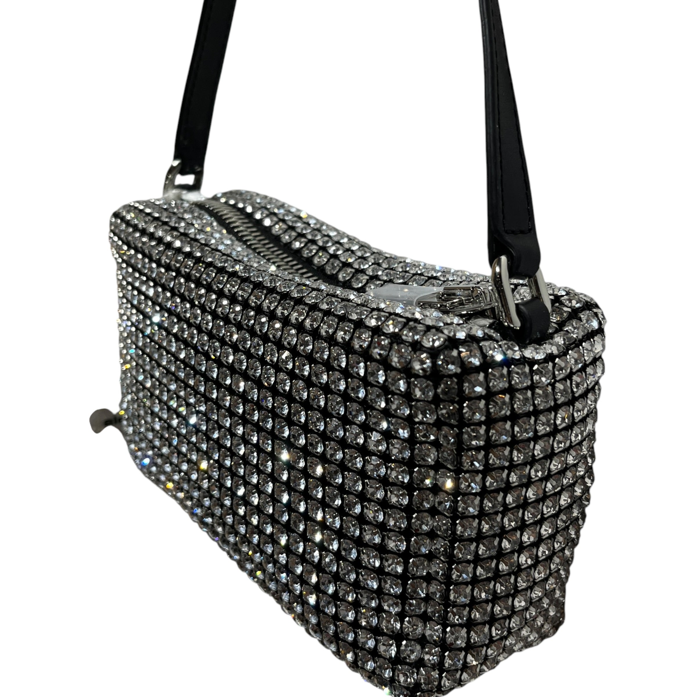 Alexander Wang/Pouch/Leather/SLV/diamond bedazzled pouch view 6