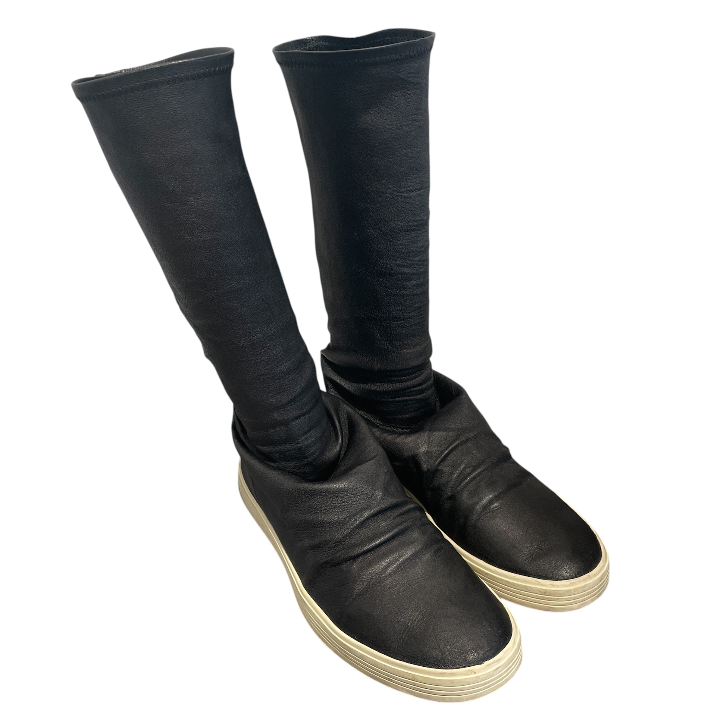 Rick Owens/Hi-Sneakers/EU 43/Leather/BLK/FW16 Mastodon Sock Sneaker view 1