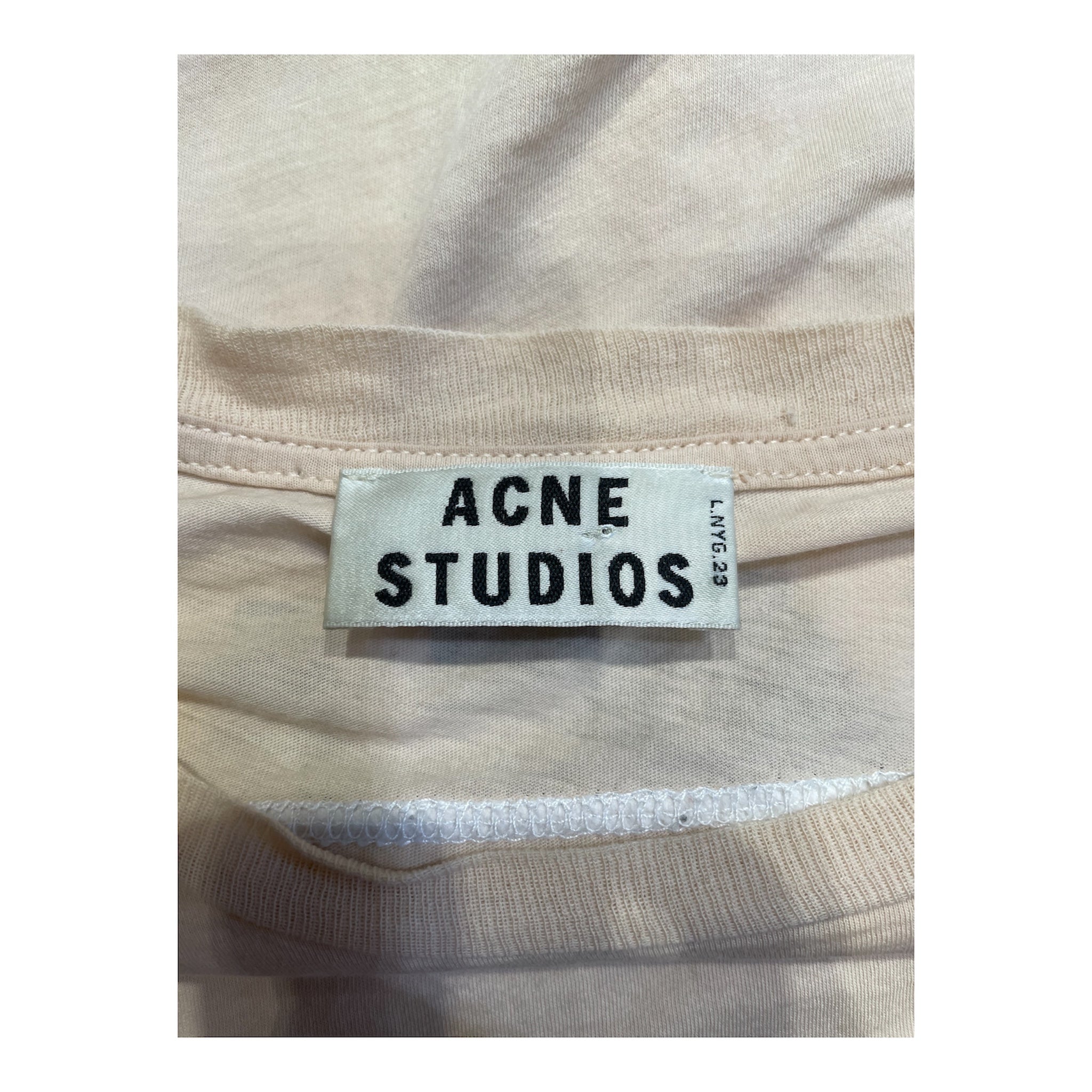 Acne Studios/Tank Top/L/Cotton/CRM/"NEW MUSIC" SS13 view 4