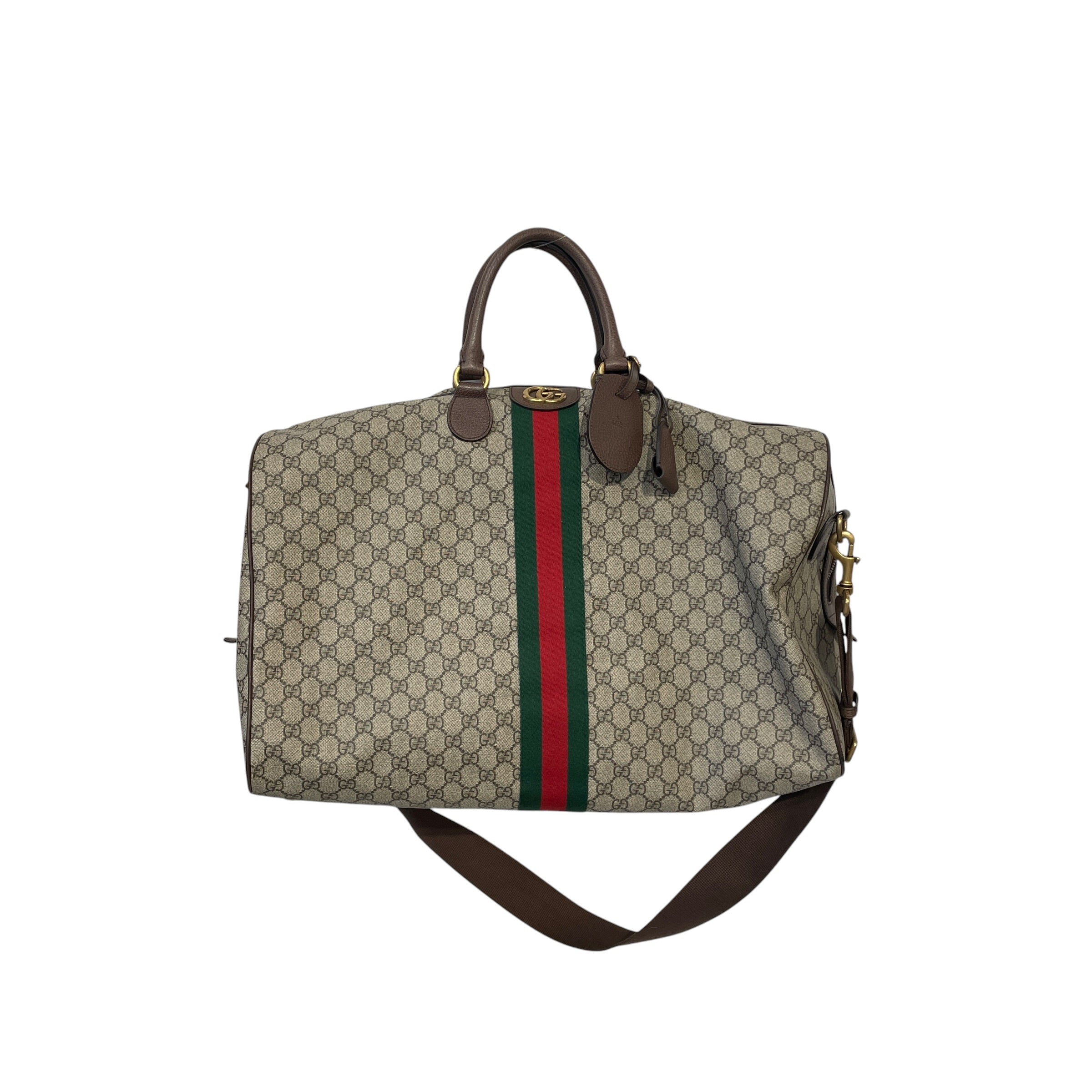 GUCCI/Luggage/Monogram/BRW/SUPREME CANVAS SAVOY DUFFLE view 1