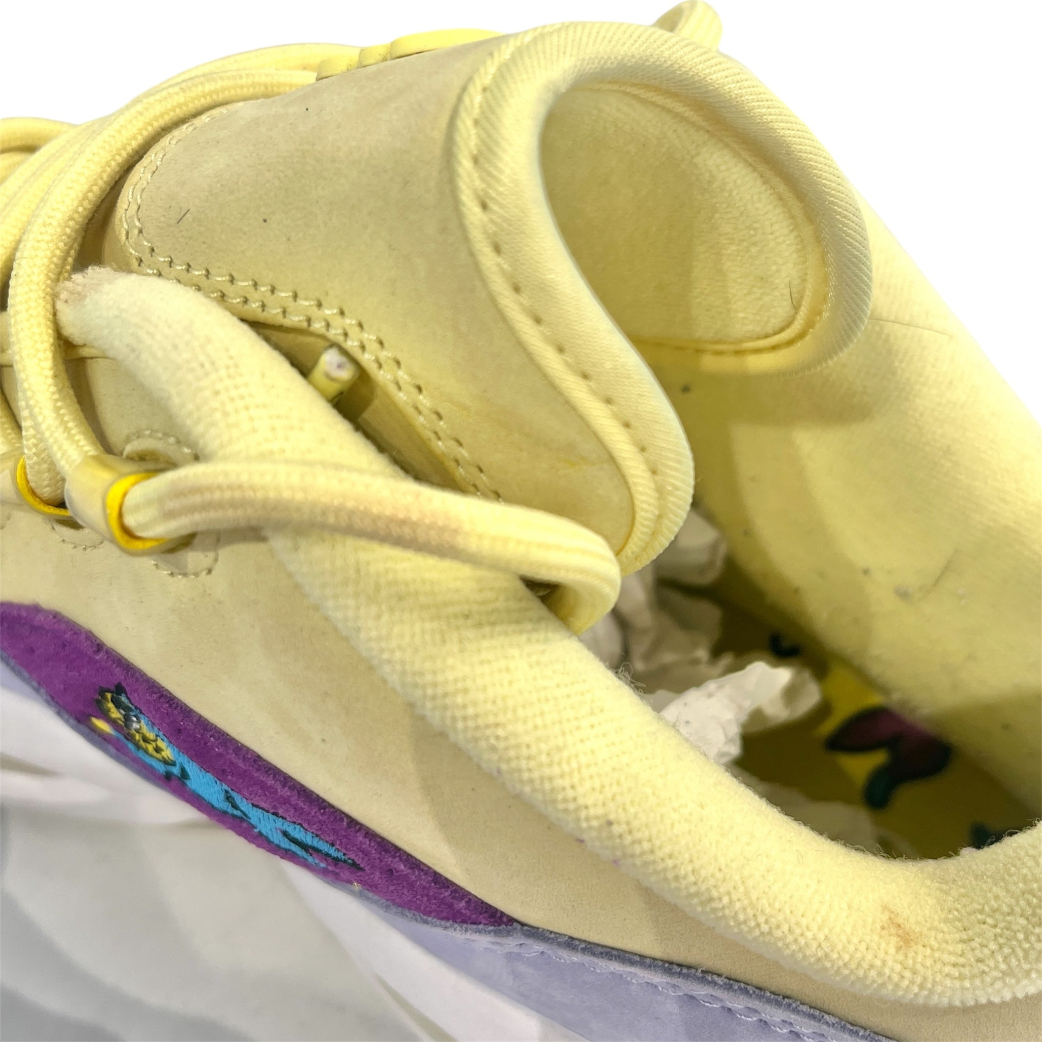 Reebok/ICE CREAM/Low-Sneakers/US 10/Suede/YEL/ view 4