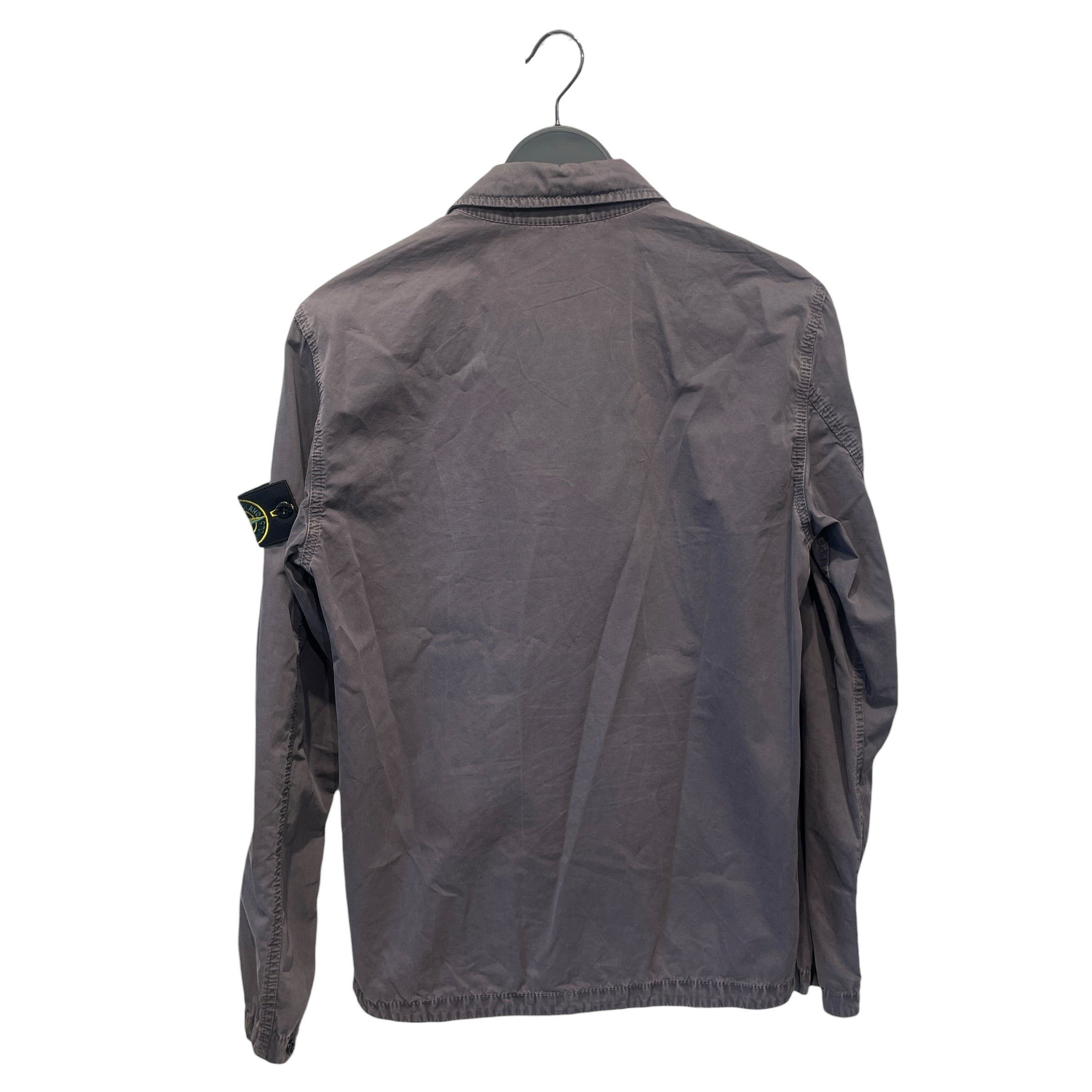 STONE ISLAND/Deck Jkt/S/Cotton/PPL/OVERSHIRT W/ PATCH view 2