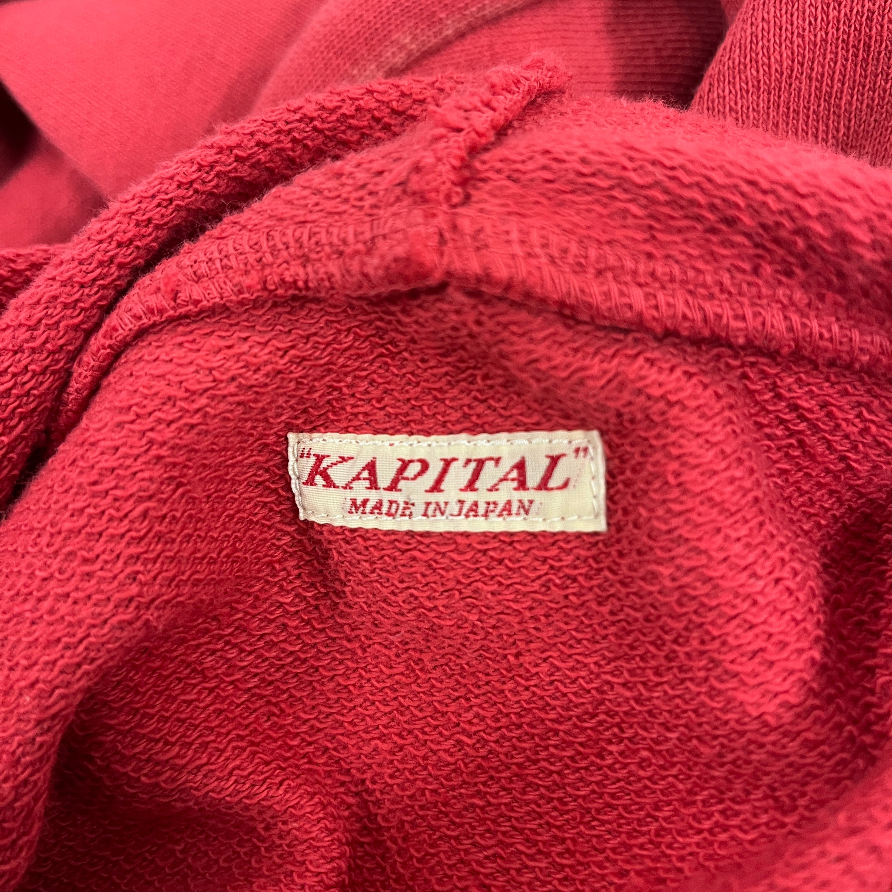 KAPITAL/Hoodie/XL/Cotton/RED/Feather Hoodie view 3