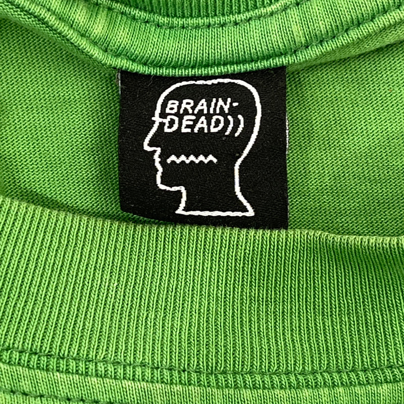 Brain Dead/T-Shirt/L/Cotton/GRN/BRAINDEAD ALIEN PLANETSCAPES