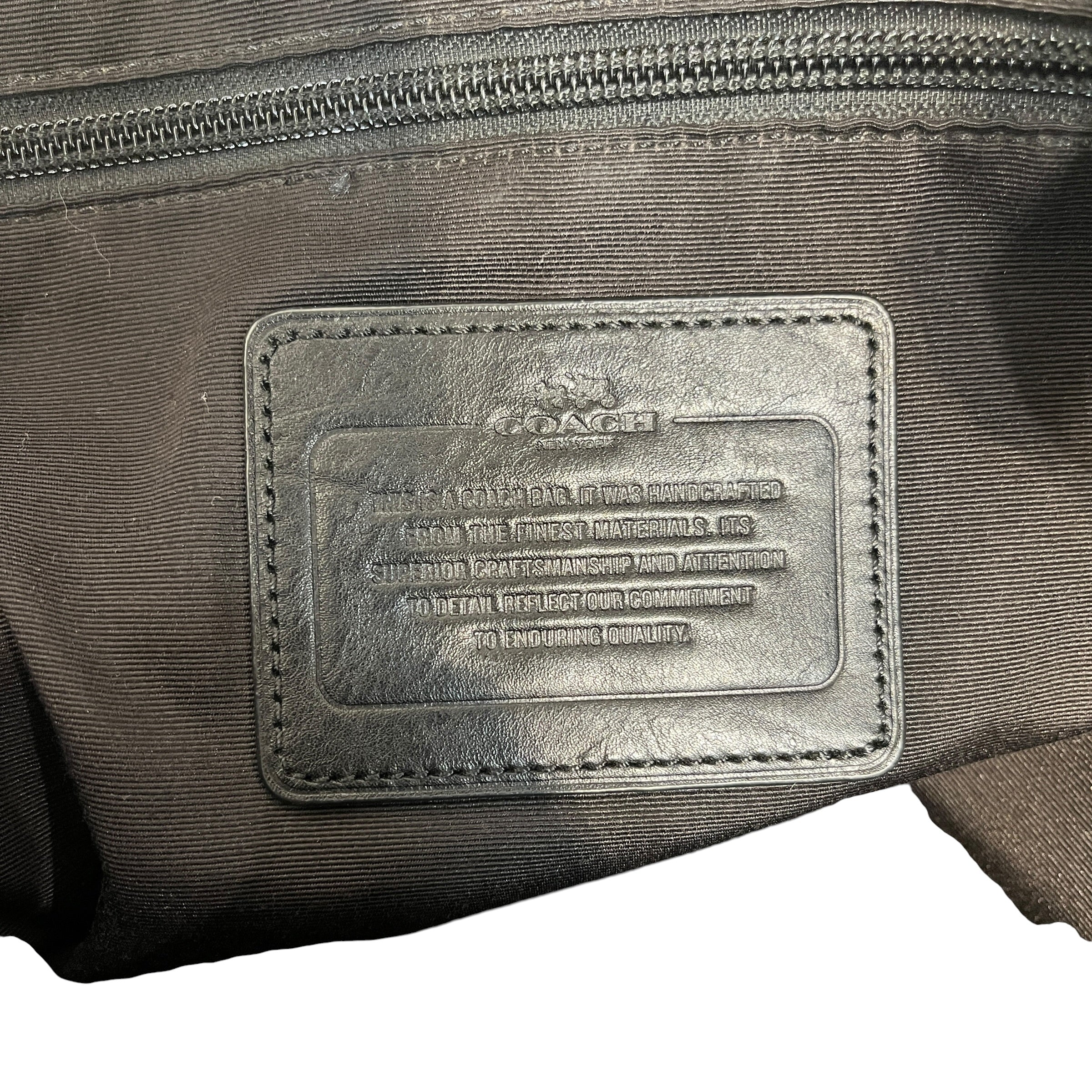 COACH/Bag/Leather/BLK/BREIF view 3