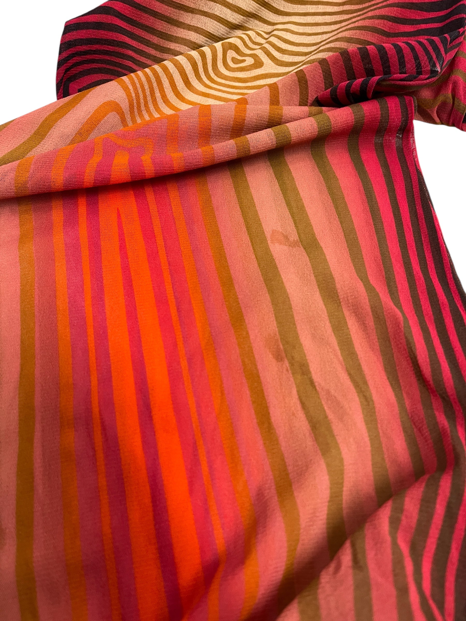 Jean Paul Gaultier/LS Dress/M/All Over Print/Polyester/MLT/BODY MORPHING PRINT view 5