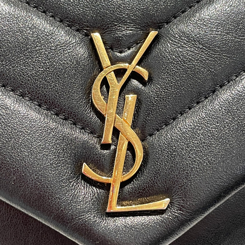 YVES SAINT LAURENT/Cross Body Bag/Leather/BLK/
