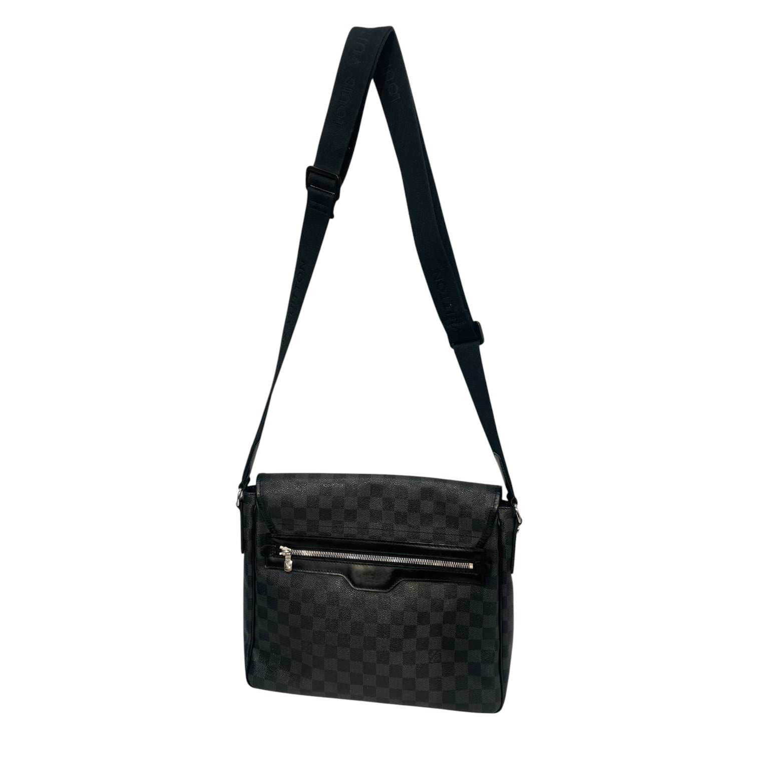 LOUIS VUITTON/Cross Body Bag/All Over Print/Leather/BLK/Damier Graphite Daniel MB view 1