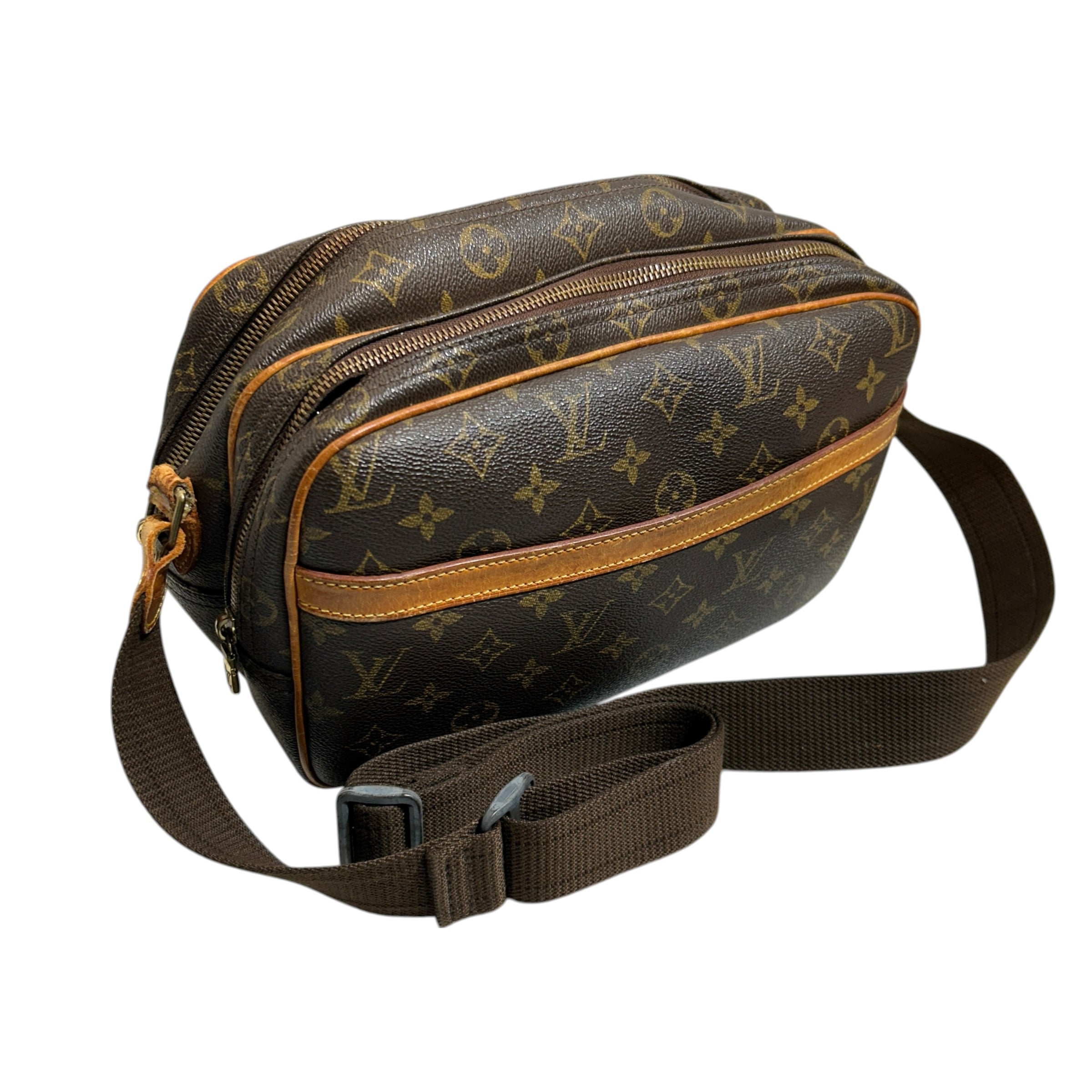 LOUIS VUITTON/Cross Body Bag/Monogram/Leather/BRW/REPORTER PM view 4