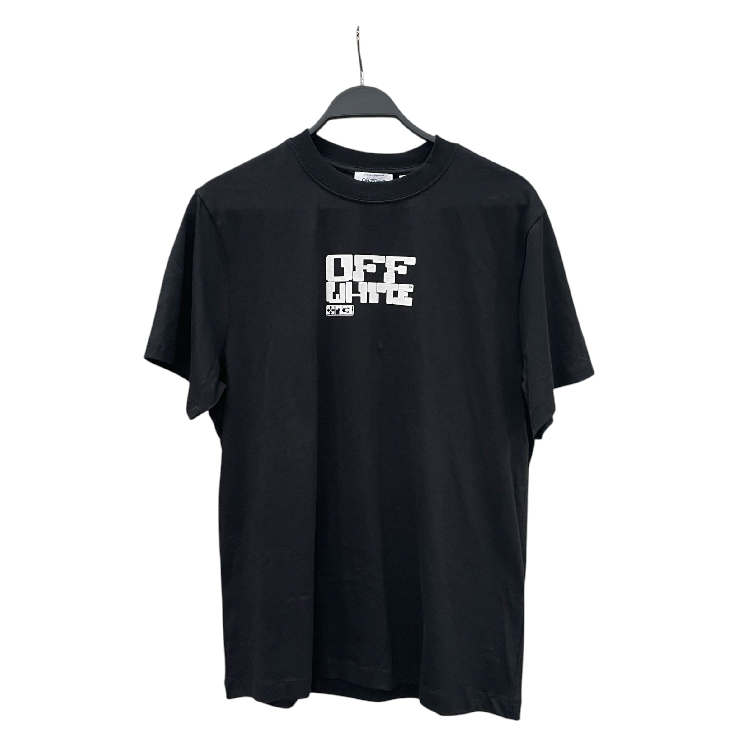 OFF-WHITE/T-Shirt/M/Cotton/BLK/BLUE TYPE FACE NWT view 1