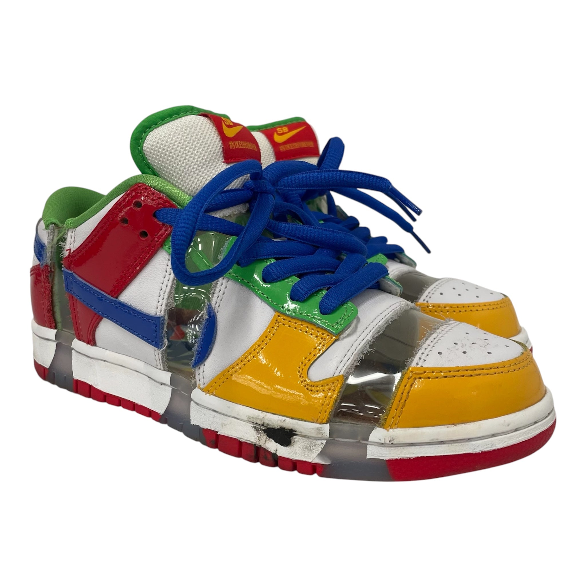NIKE SB/Low-Sneakers/US 7/Stripe/WHT/SB DUNK LOW SANDY BODECKER view 1