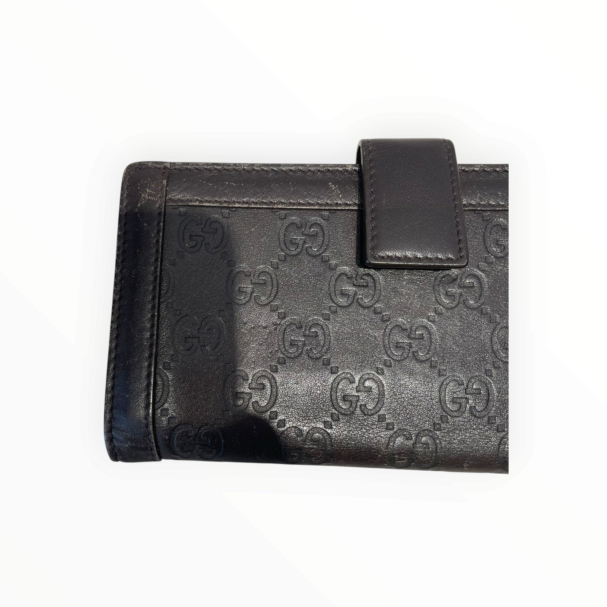 GUCCI/Long Wallet/Leather/Brown/M's/GG Continental Wallet view 6