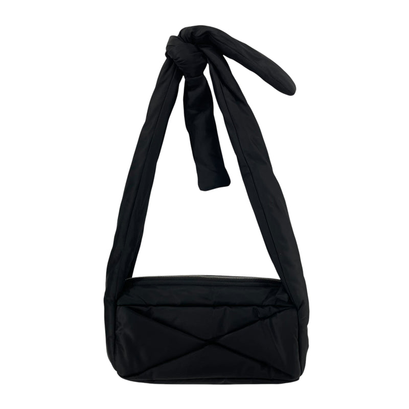 SONIA RYKIEL/Cross Body Bag/Nylon/BLK/TIE UP STRAP – 2nd