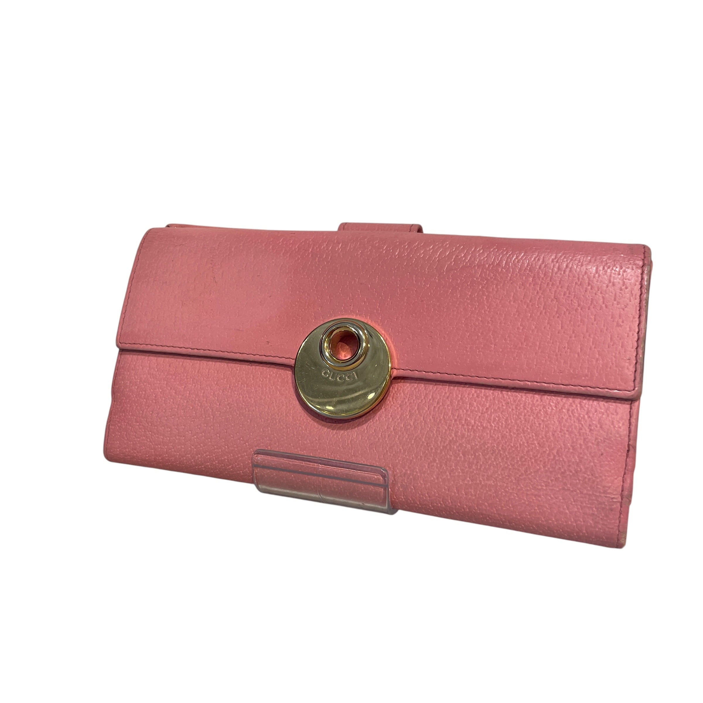 GUCCI/Wallet/Leather/PNK/L's/Gucissima Crossbody Bag view 1