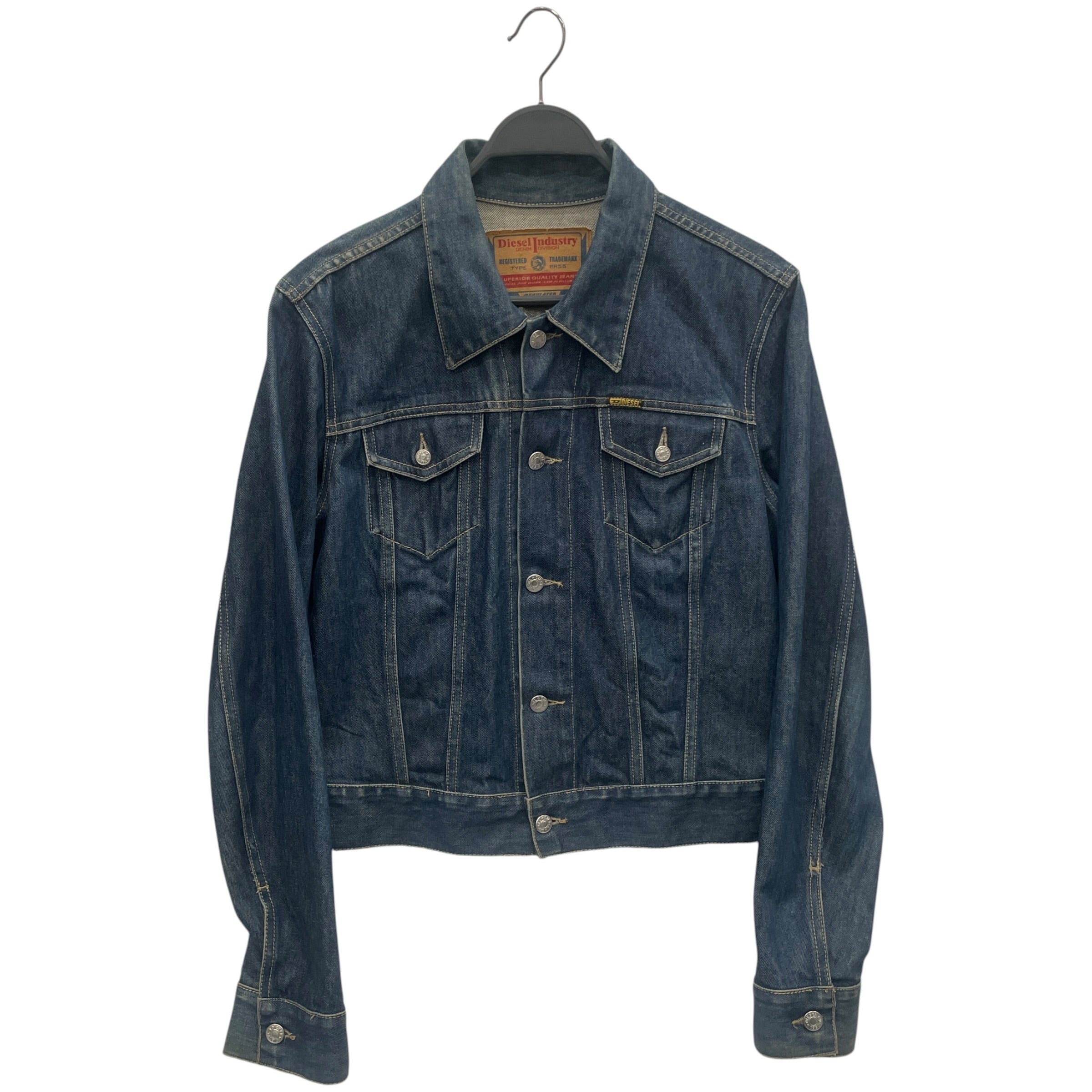 DIESEL/Denim Jkt/L/Denim/BLU/BUTTON CLOSURE view 1