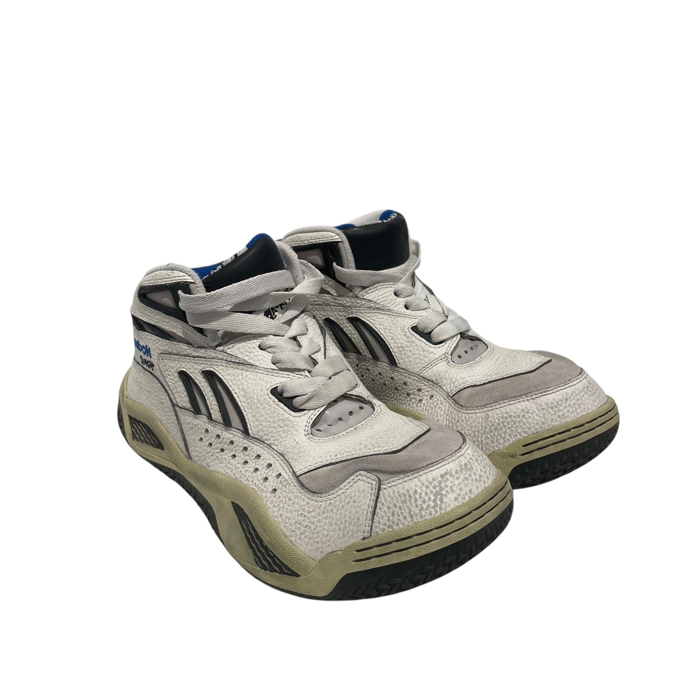 HED MAYNER/Reebok/Hi-Sneakers/US 8/Leather/WHT/Blacktop Vintage White view 1