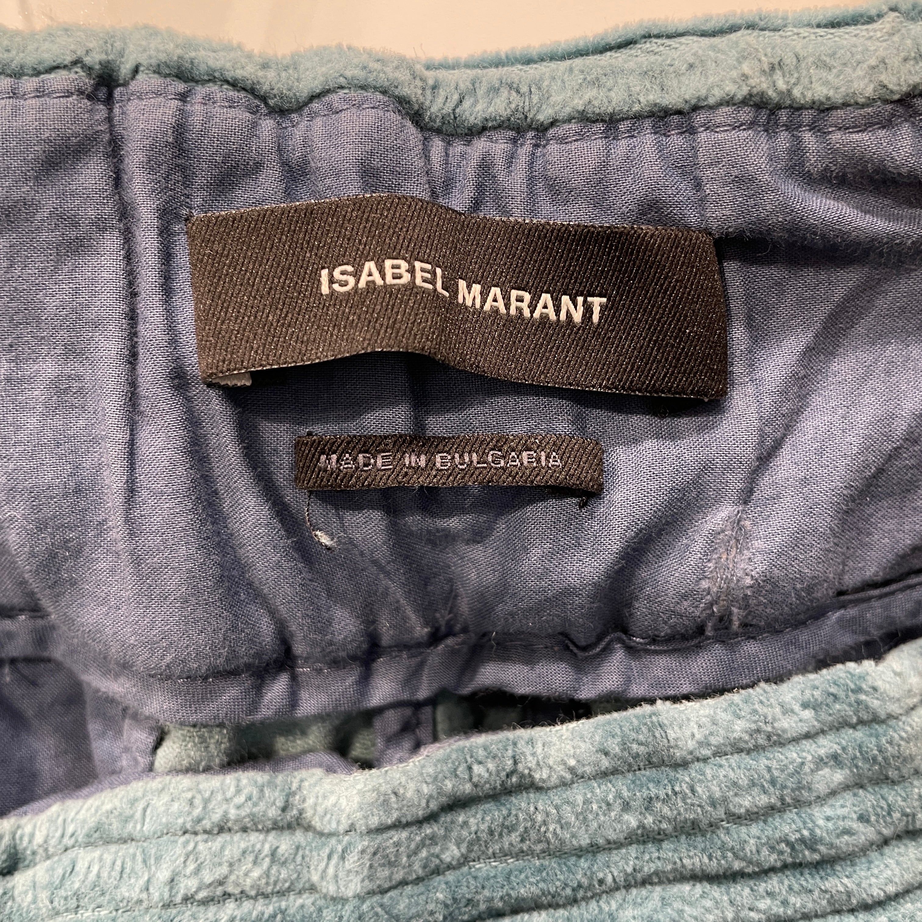 ISABEL MARANT/Skinny Pants/40/Cotton/BLU/BLUE CORDUROY view 3
