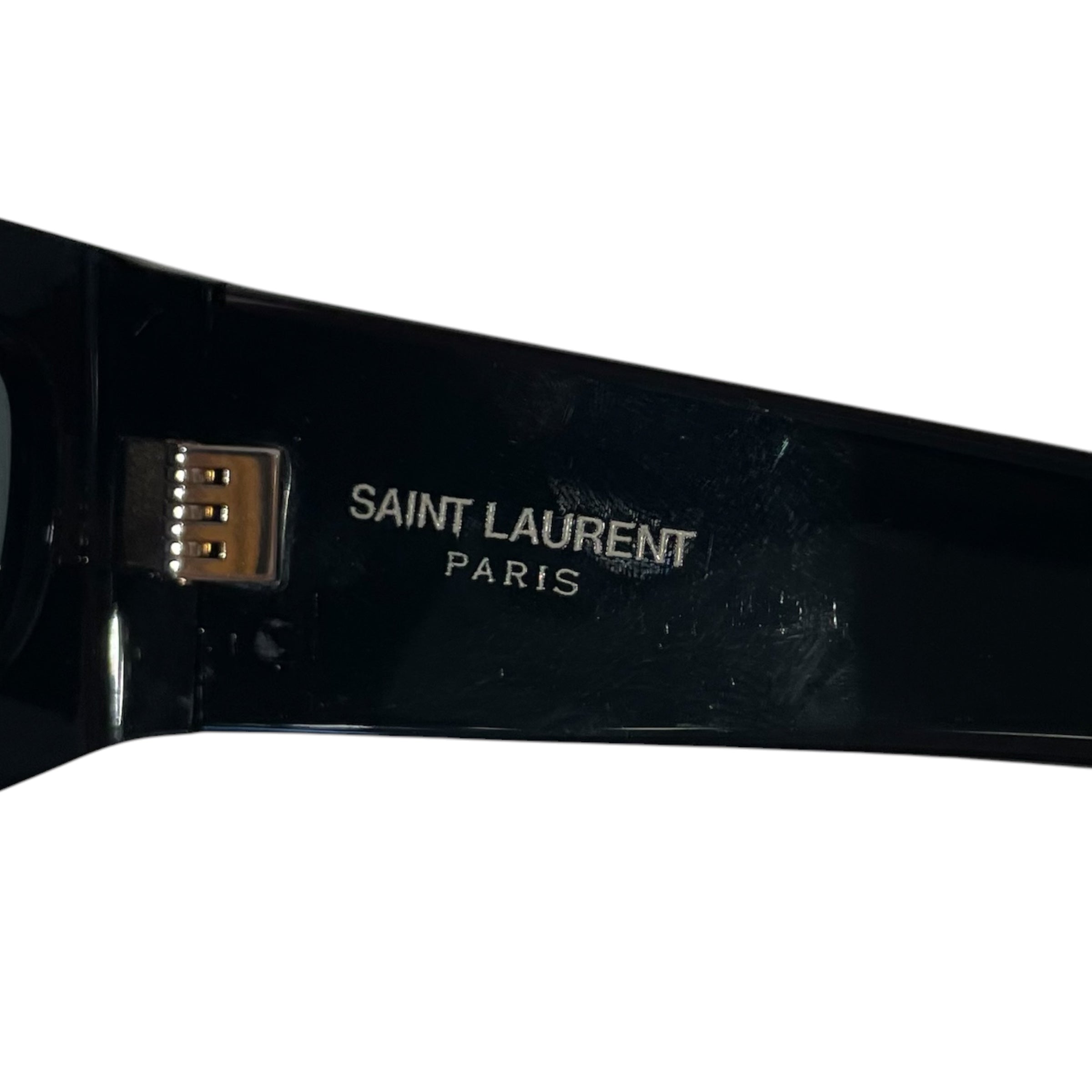 YVES SAINT LAURENT/Sunglasses/Celluloid/BLK/ view 3
