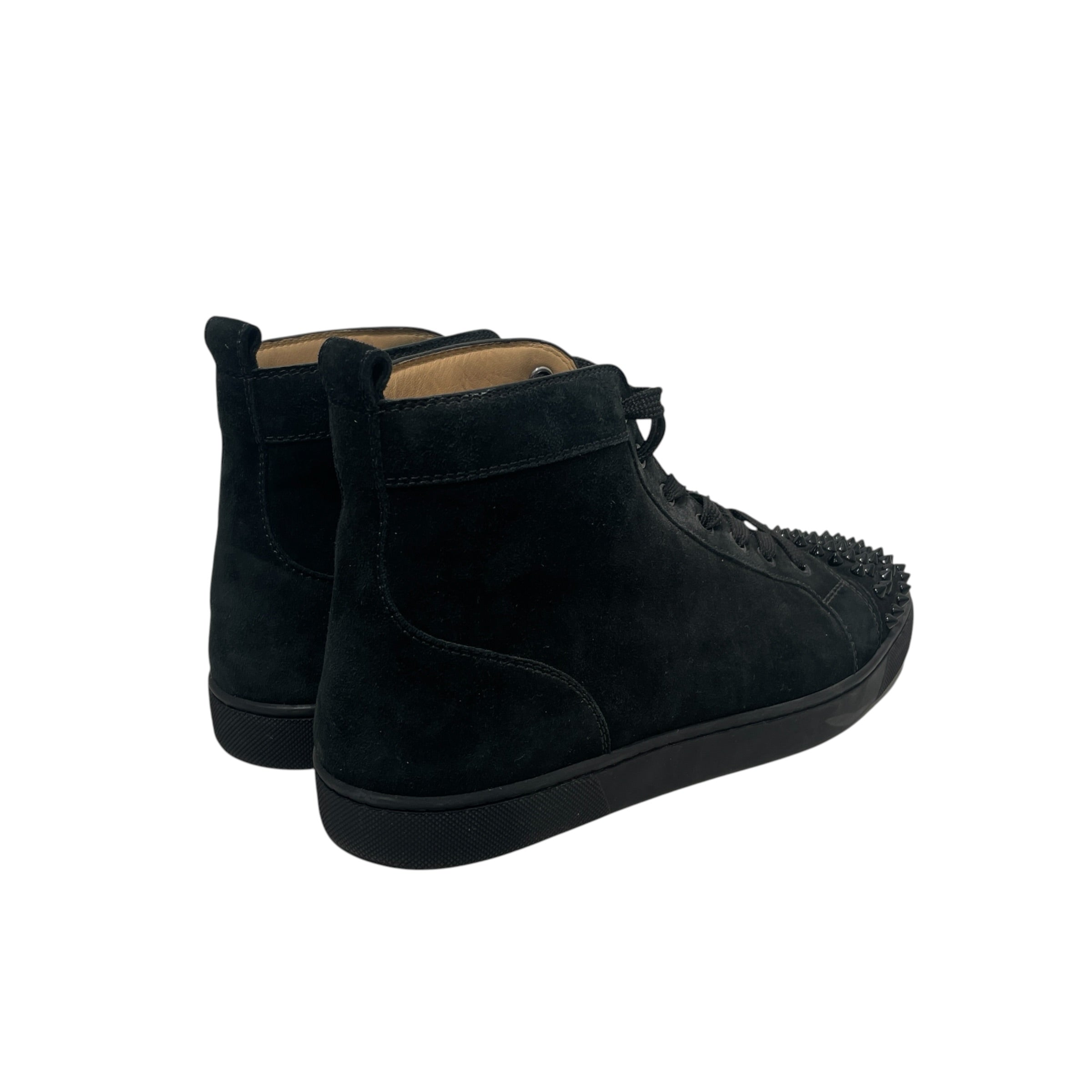 Christian Louboutin/Hi-Sneakers/EU 43/Suede/BLK/Studded Toe view 2