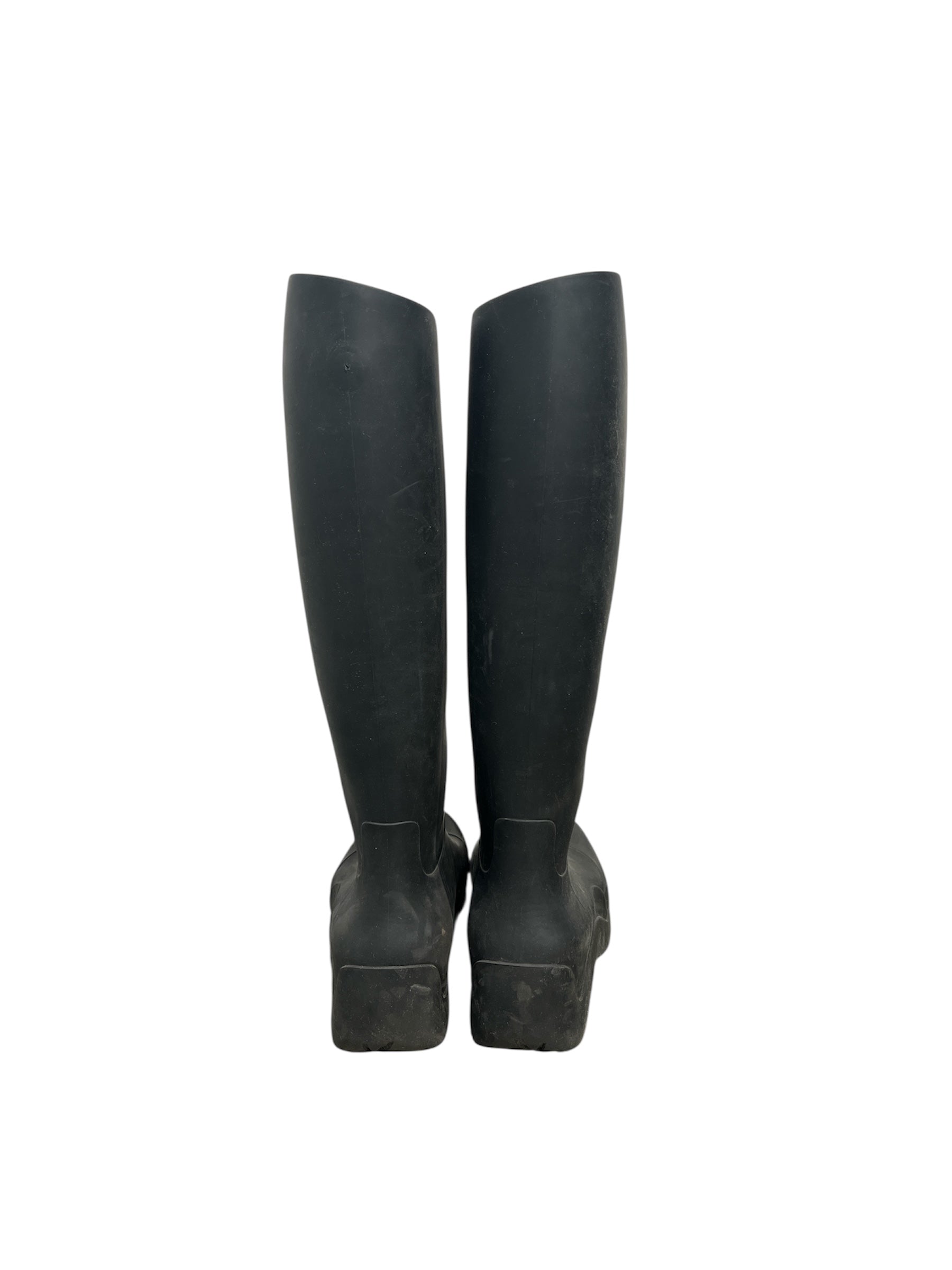 BOTTEGA VENETA/Rain Boots/EU 36/BLK/TALL RAIN BOOTS view 3