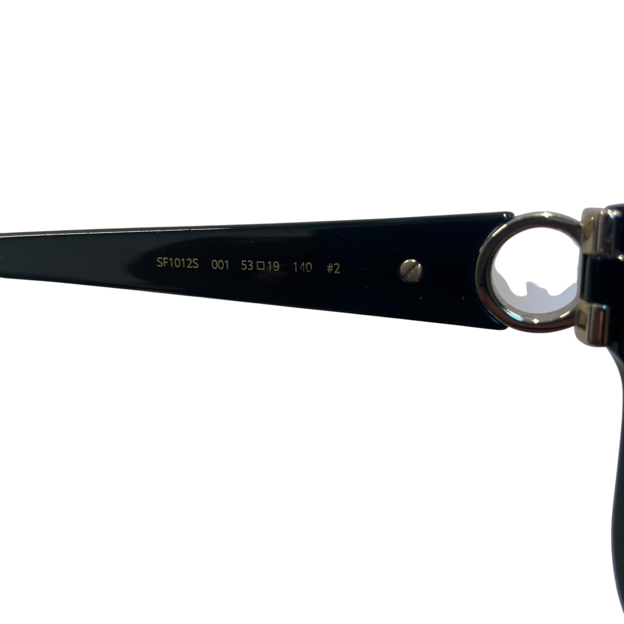 Salvatore Ferragamo/Sunglasses/Plastic/BLK/SF1012S Rectangular Sunglasses view 3