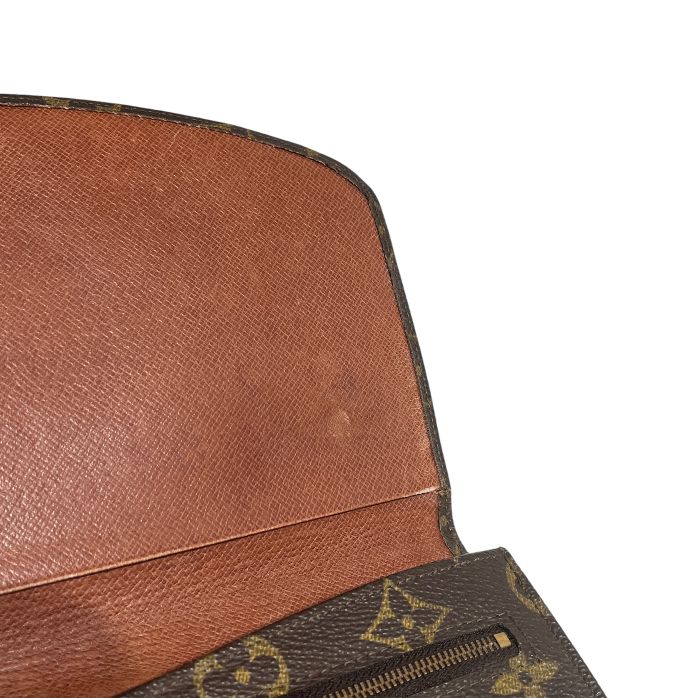 LOUIS VUITTON/Pouch/Monogram/Leather/BRW/pochette rabat 23 view 8