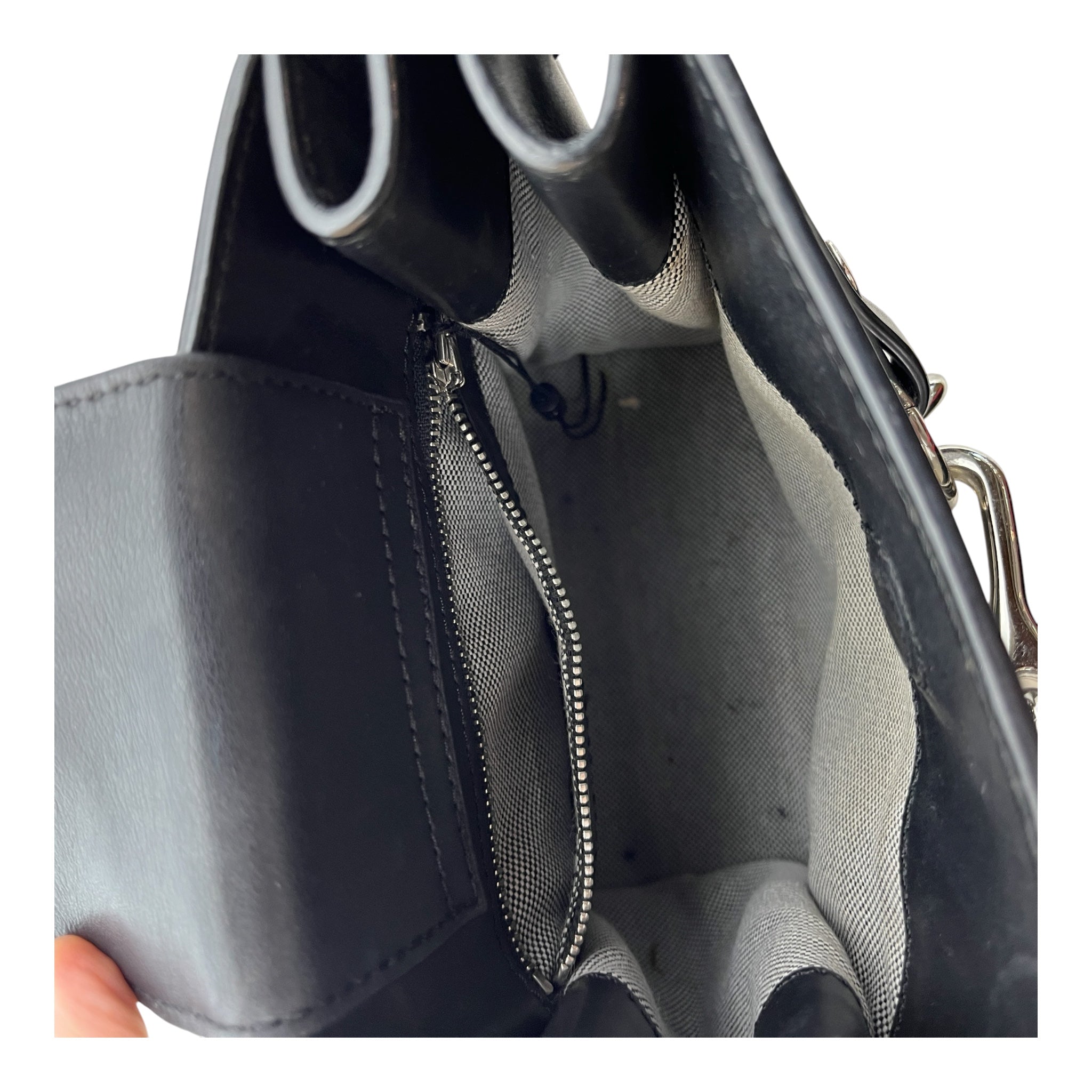 Alexander Wang/Cross Body Bag/Leather/BLK/LOCK AND CHAIN view 7