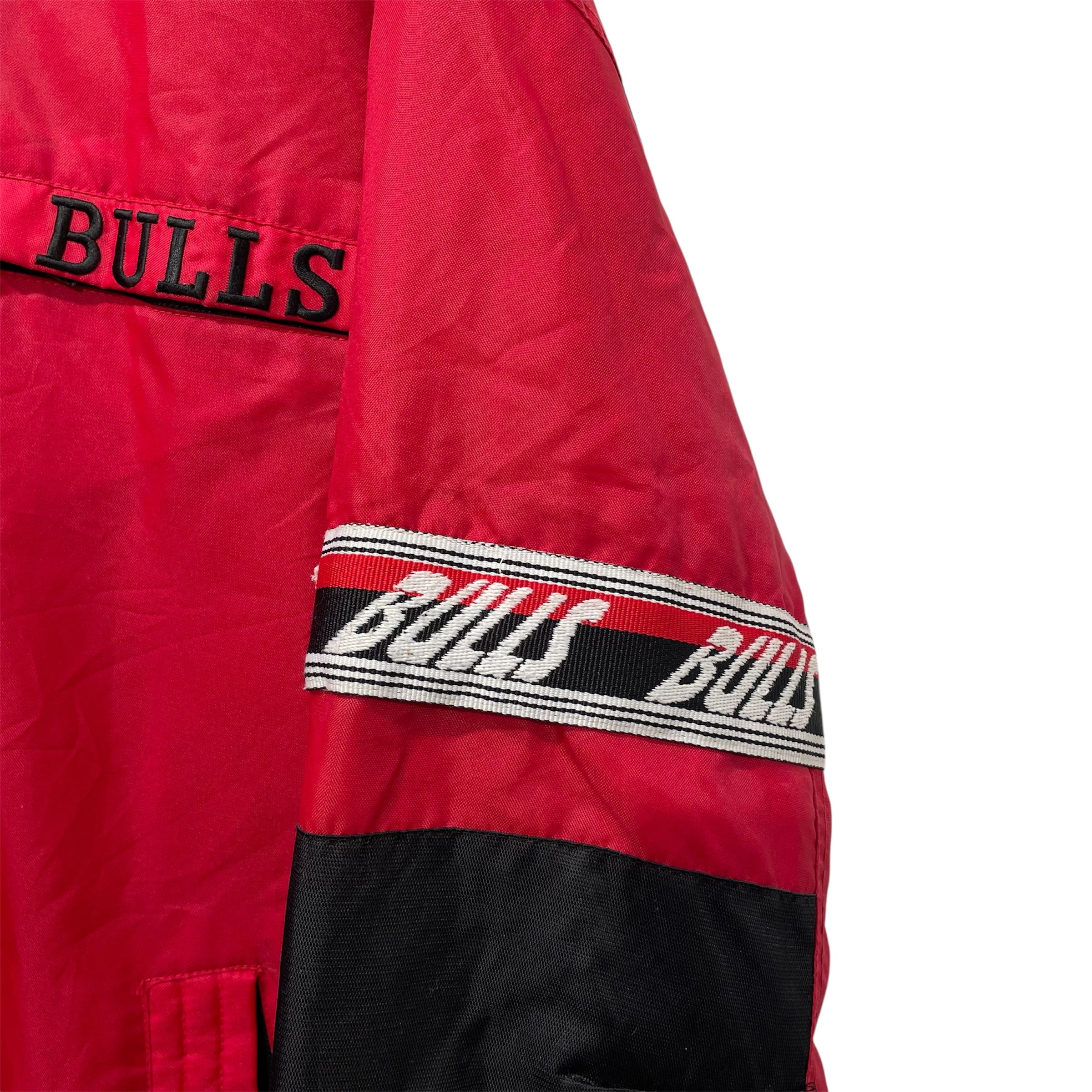Vintage/Puffer Jkt/L/Nylon/RED/chicago bulls view 4