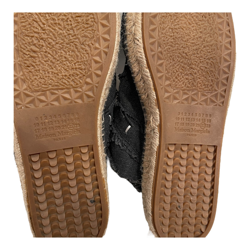 Maison Margiela/Espadrilles/EU 43/Cotton/GRY/U-Tip/REPLICA ESPADRILLES