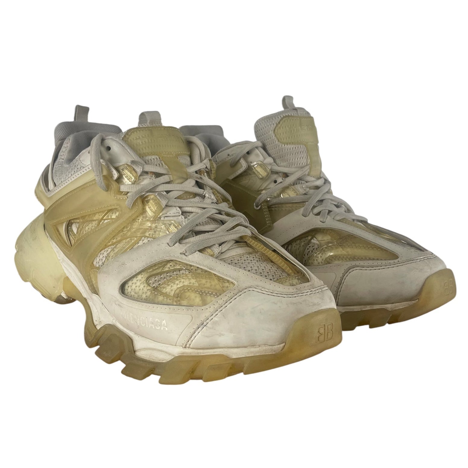 BALENCIAGA/Low-Sneakers/US 10/Cotton/WHT/TRACK WHT BALENCIAGA SNEAKERS view 1
