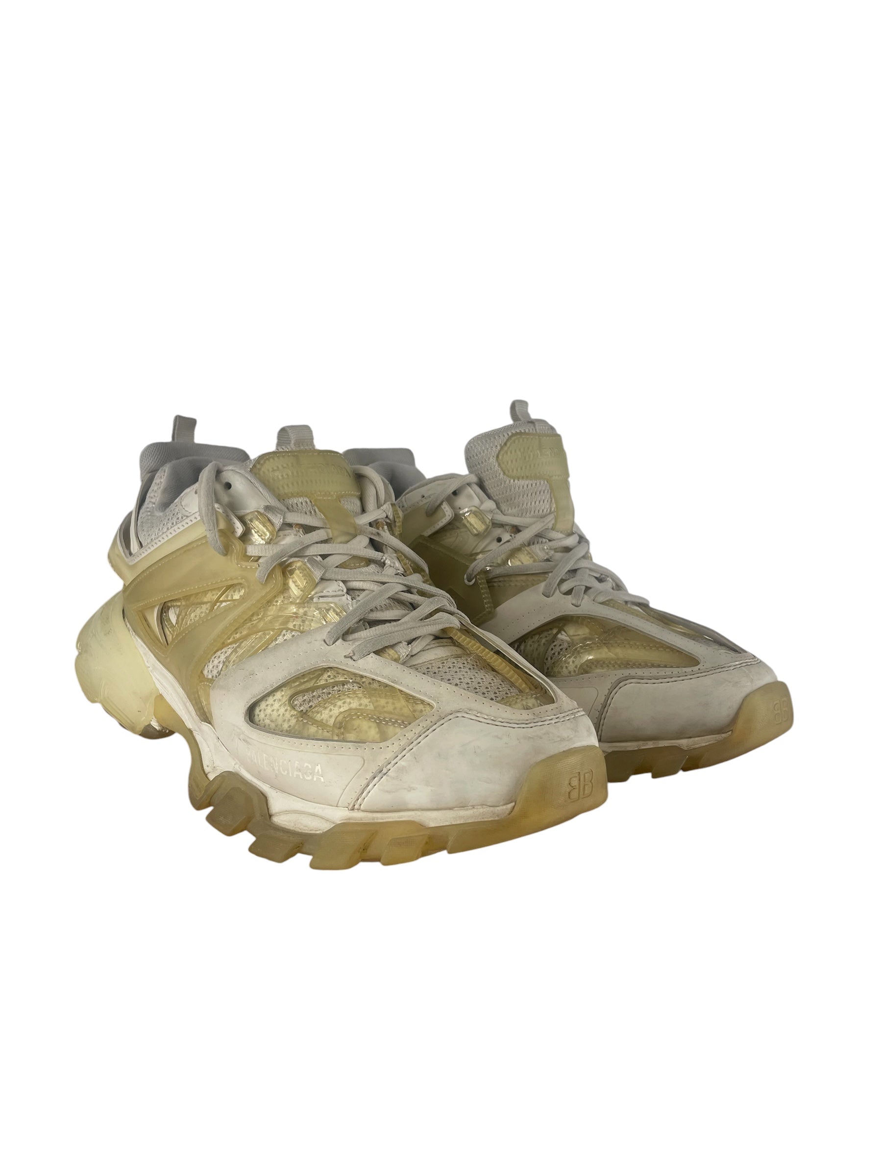 BALENCIAGA/Low-Sneakers/US 10/Cotton/WHT/TRACK WHT BALENCIAGA SNEAKERS view 1