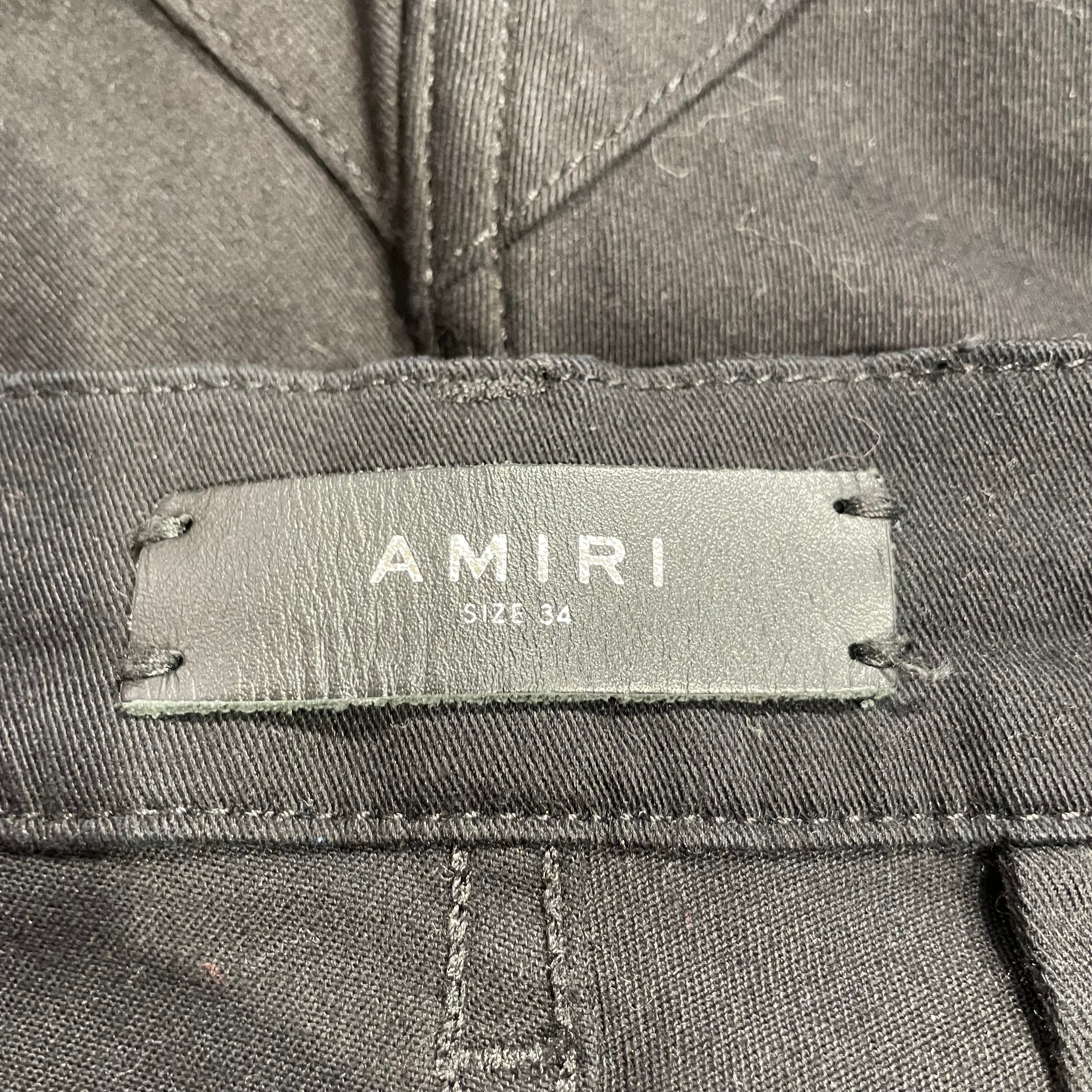 AMIRI/Cargo Pants/34/Denim/BLK/RED DETAILS AND DRAWSTRING view 3