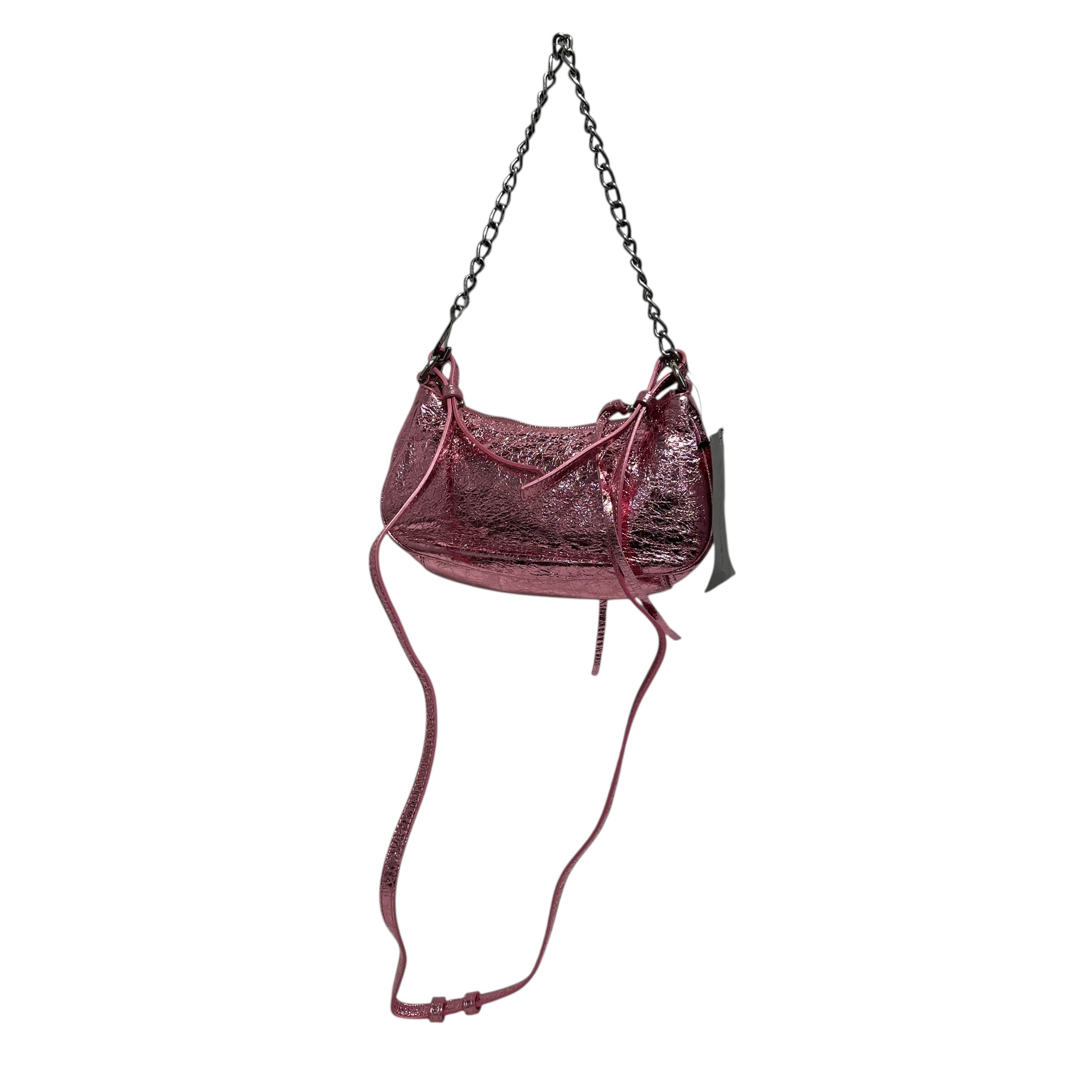 BALENCIAGA/Bag/Leather/PNK/CHAIN STRAP BEDAZZLED HARDWEAR view 2